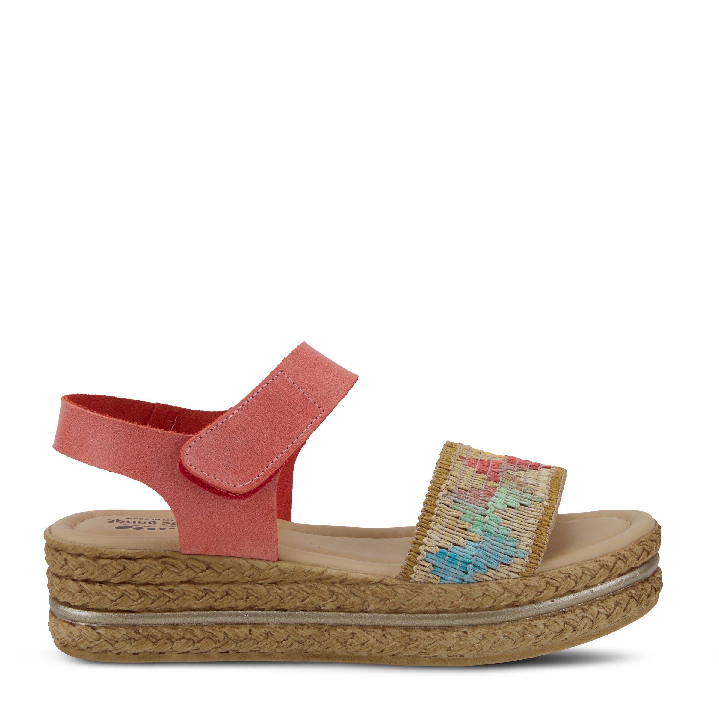 Spring Step SPRING STEP GRENDYA SANDAL sandal in beige multi with comfortable everyday design