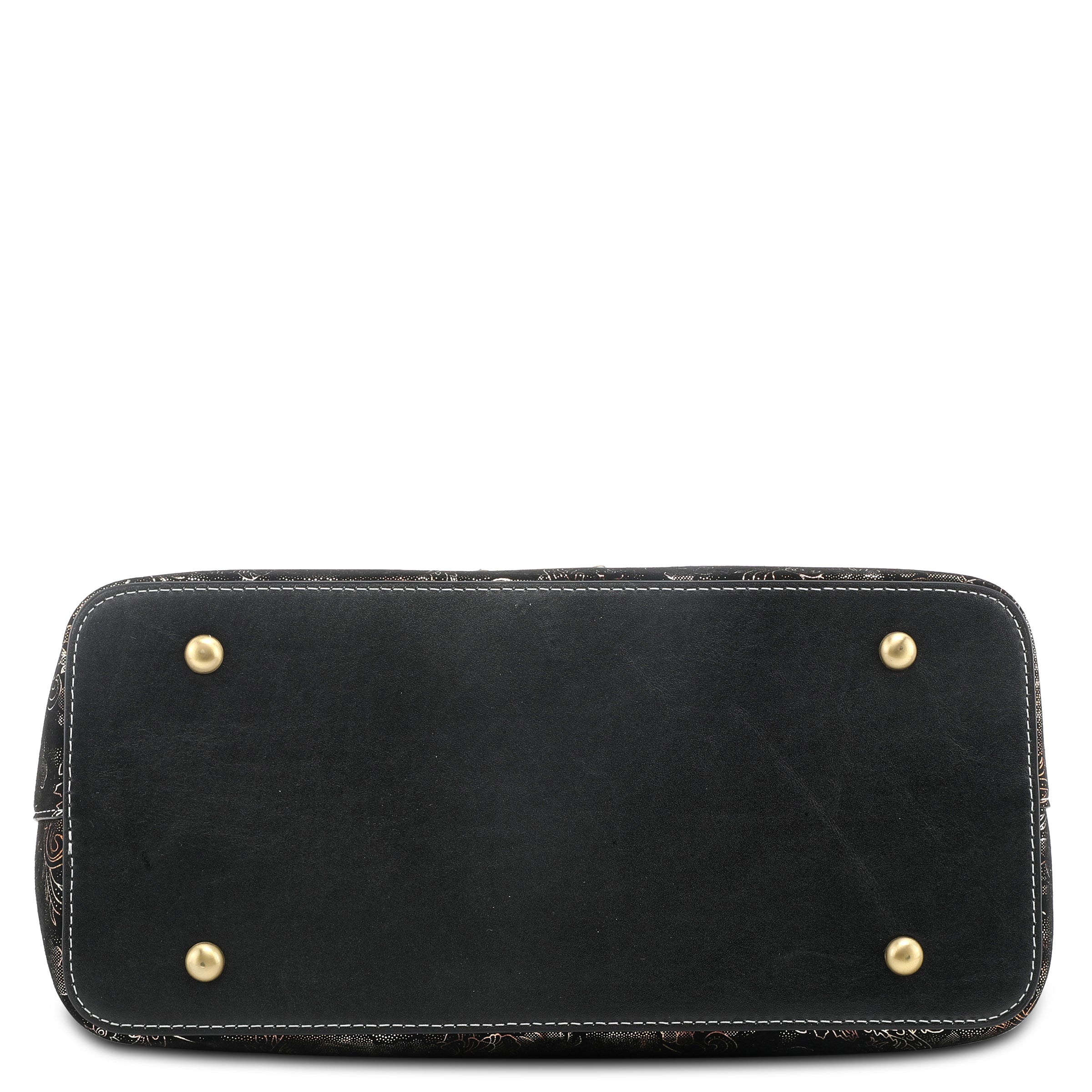 L'Artiste L`ARTISTE HB-DUET-METALIC HANDBAG shoe with handcrafted leather design