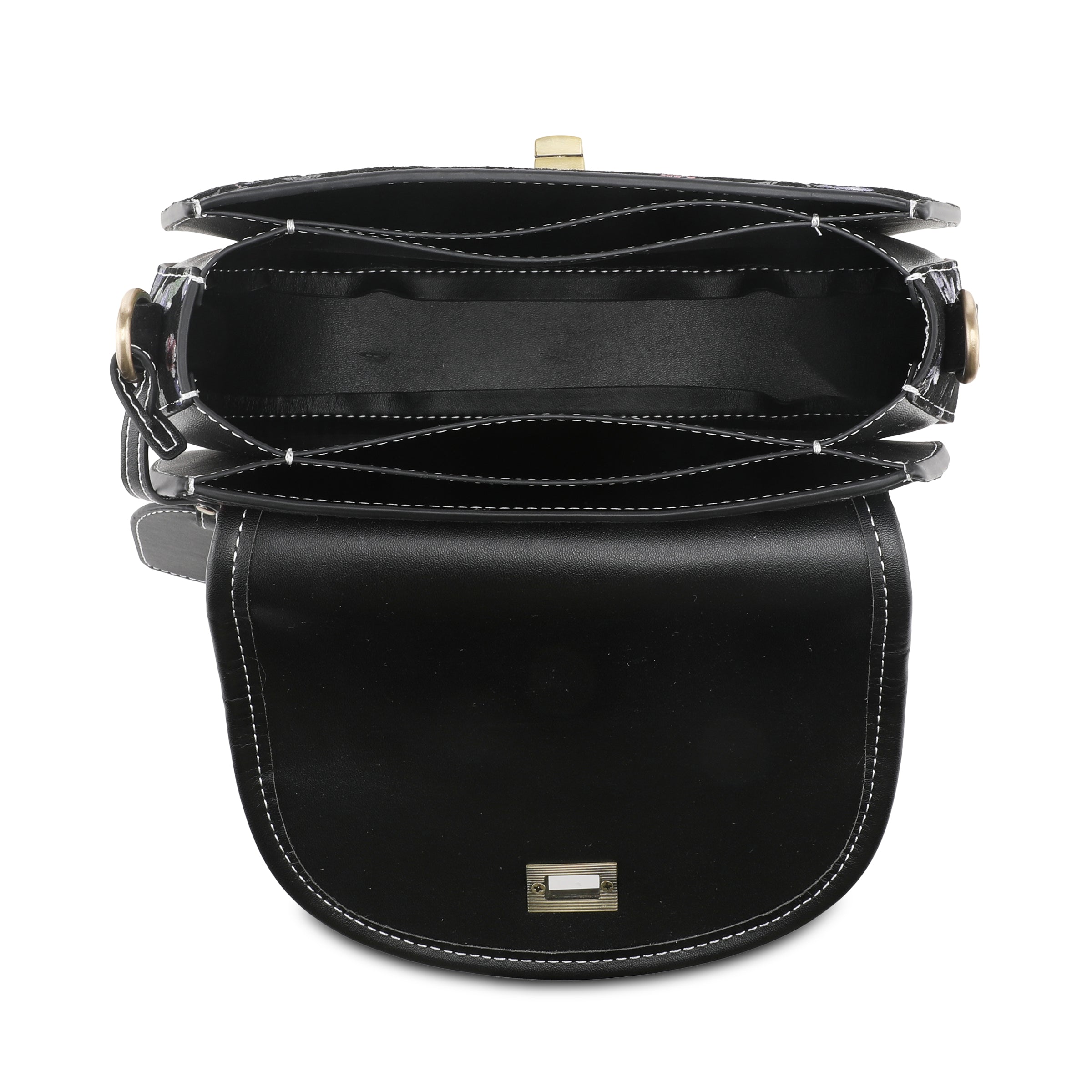 L'Artiste L`ARTISTE HB-LEAFLET-FOIL HANDBAG shoe with handcrafted leather design