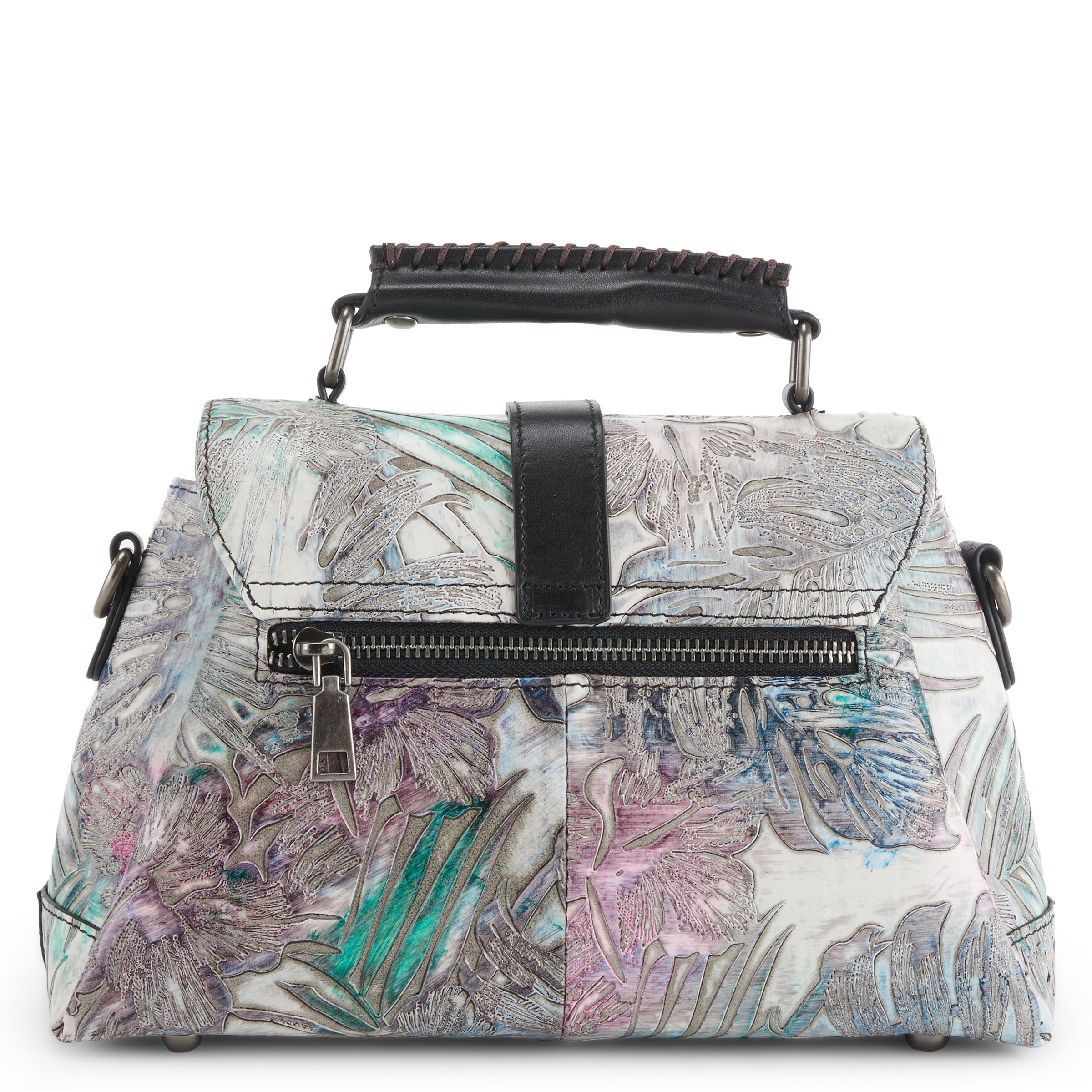 L'Artiste L`ARTISTE HB-MANAUS HANDBAG shoe in yellow multi with handcrafted leather design