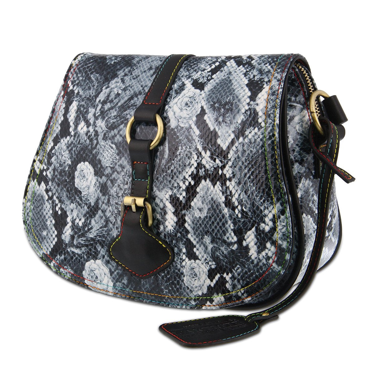 L'Artiste L'ARTISTE HB-PYTHON HANDBAG shoe with handcrafted leather design