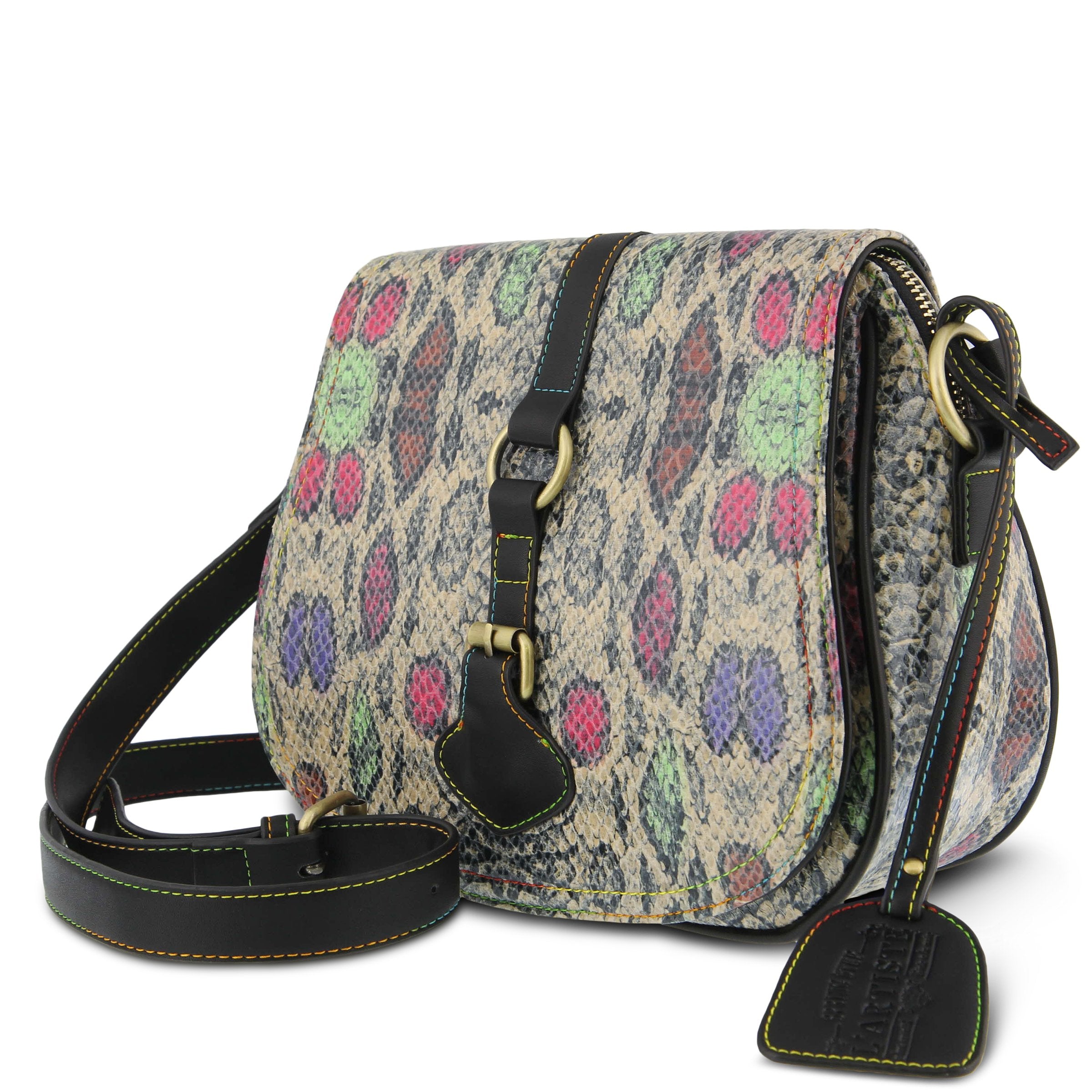L'Artiste L'ARTISTE HB-PYTHON HANDBAG shoe with handcrafted leather design
