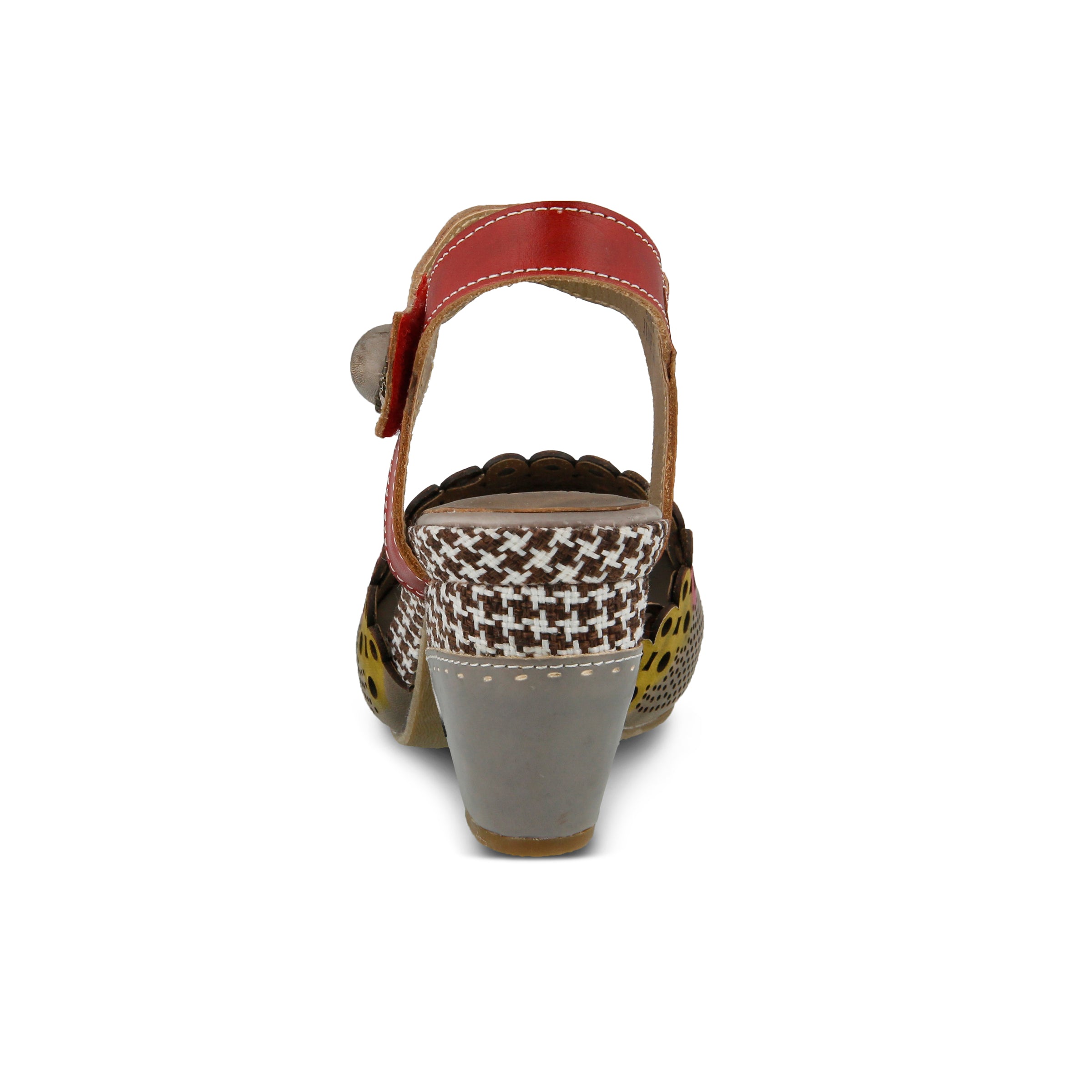L'Artiste L'Artiste JIVE Sandals sandal in grey with handcrafted leather design