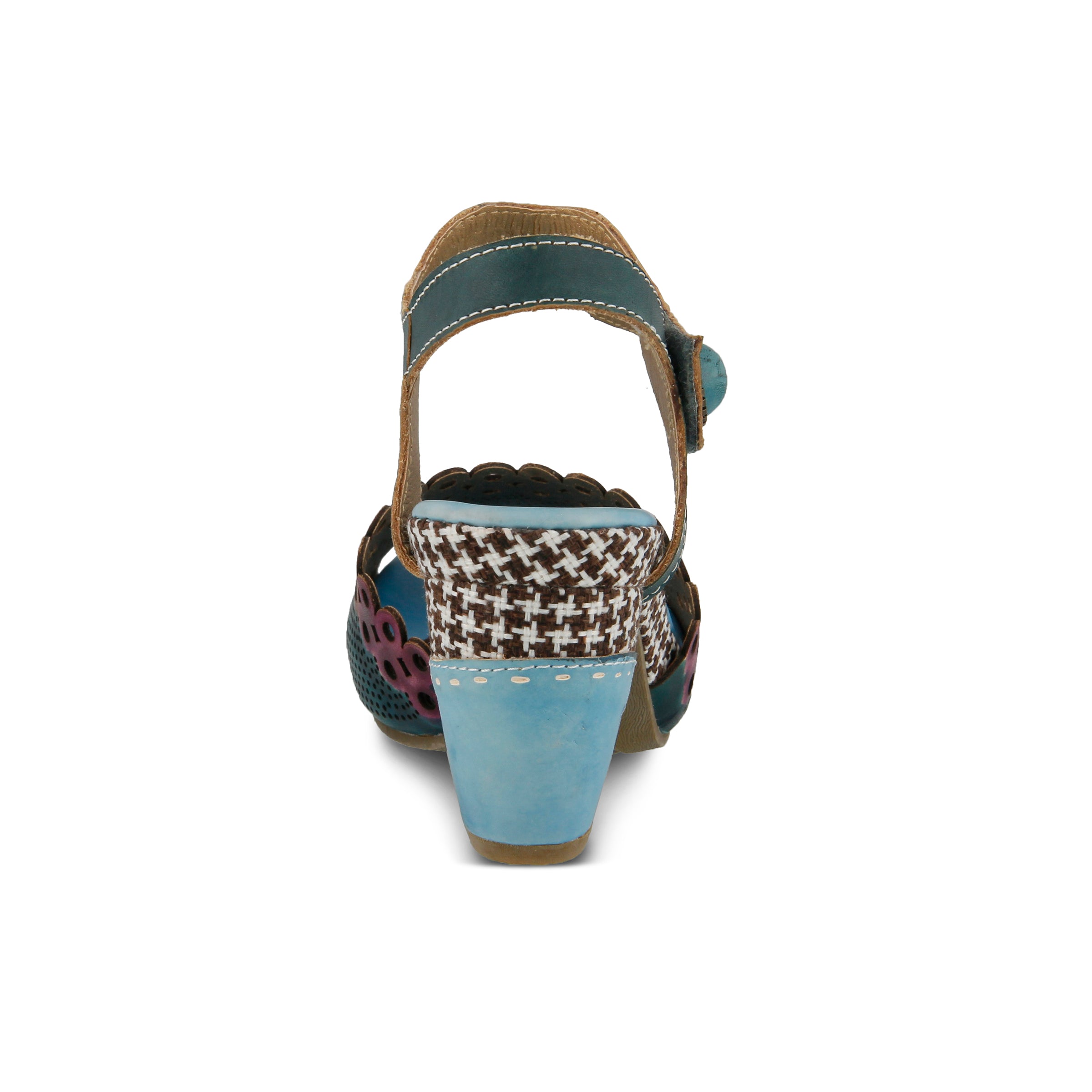 L'Artiste L'Artiste JIVE Sandals sandal in sky blue with handcrafted leather design