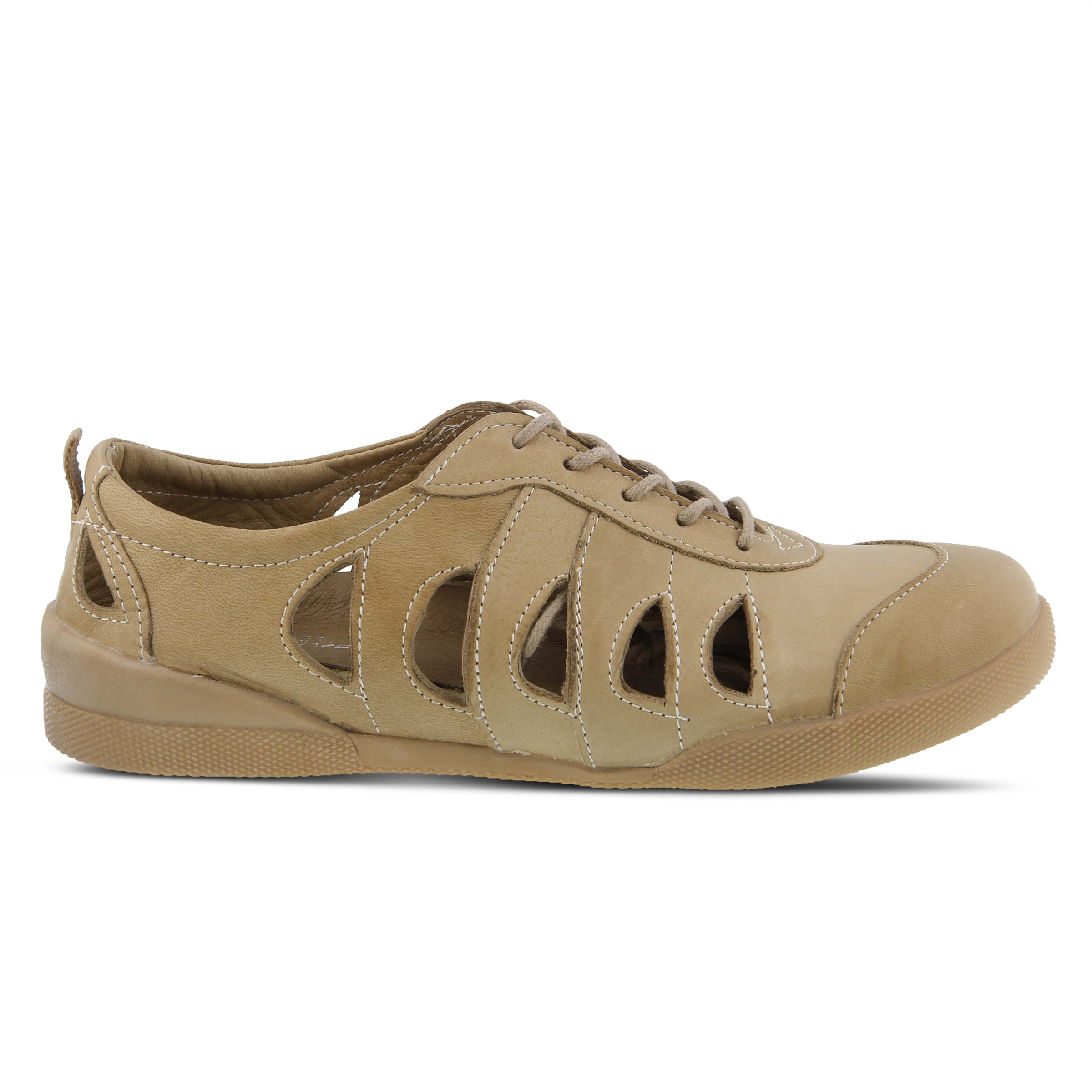 Spring Step SPRING STEP KONAK LACE-UP SHOE shoe in beige with comfortable everyday design
