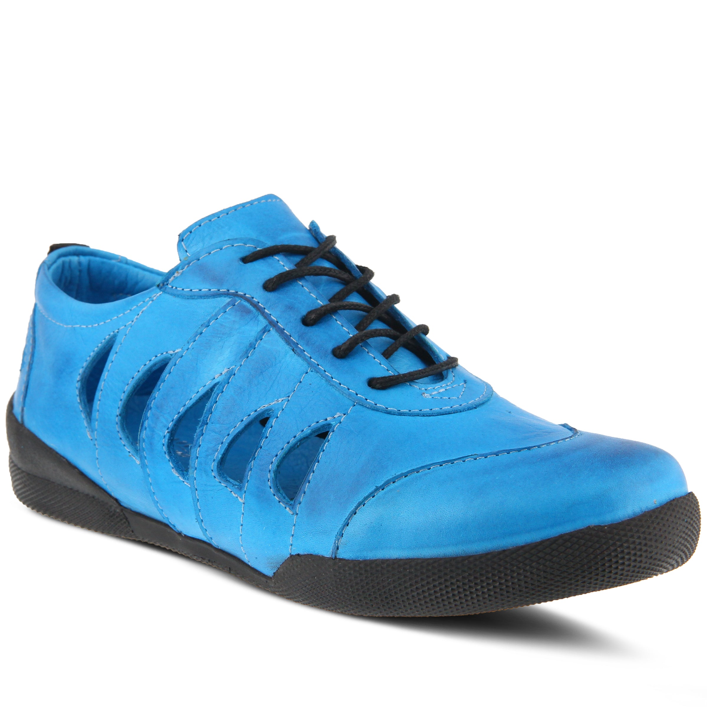 Spring Step SPRING STEP KONAK LACE-UP SHOE shoe in blue with comfortable everyday design