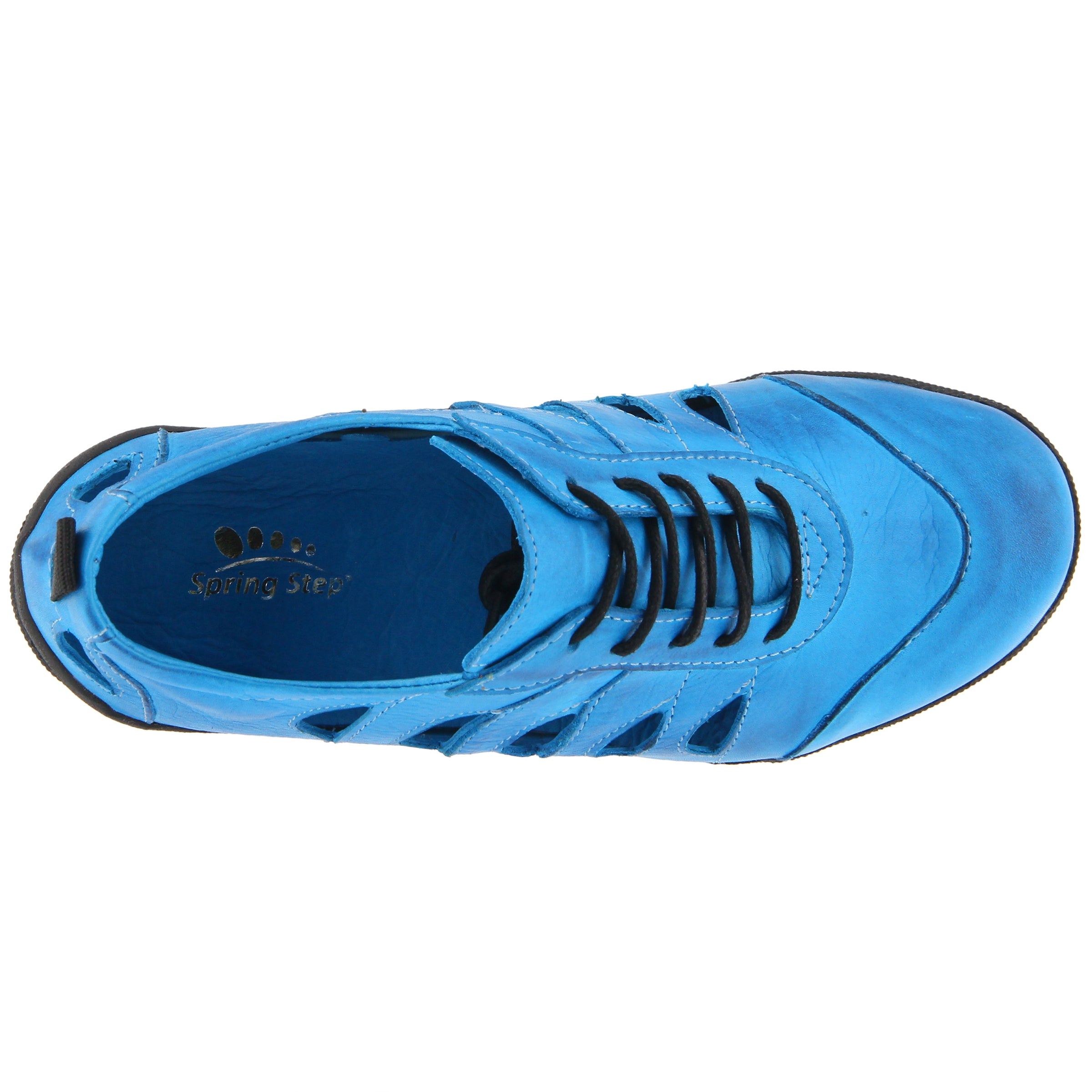 Spring Step SPRING STEP KONAK LACE-UP SHOE shoe in blue with comfortable everyday design