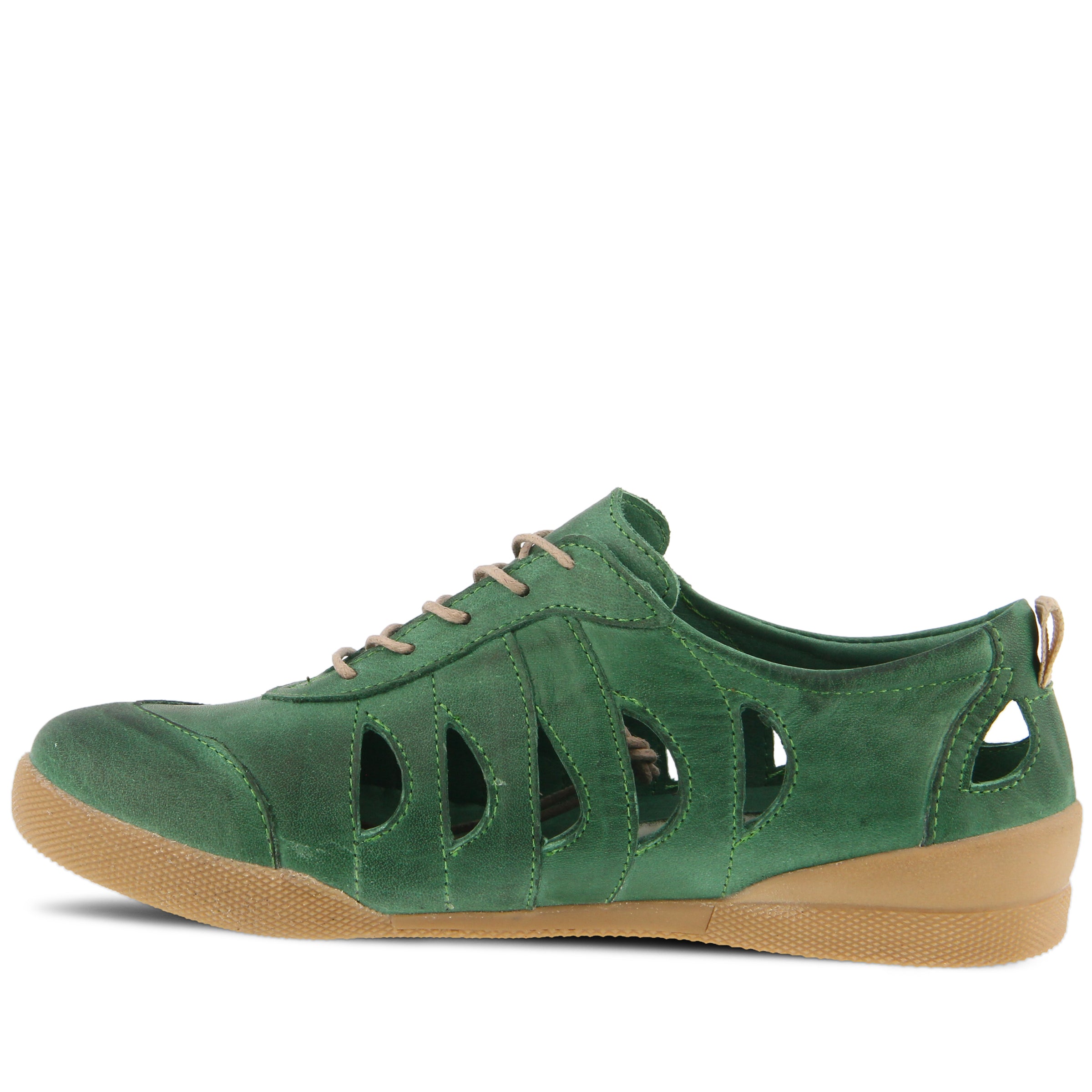 Spring Step SPRING STEP KONAK LACE-UP SHOE shoe in coral with comfortable everyday design