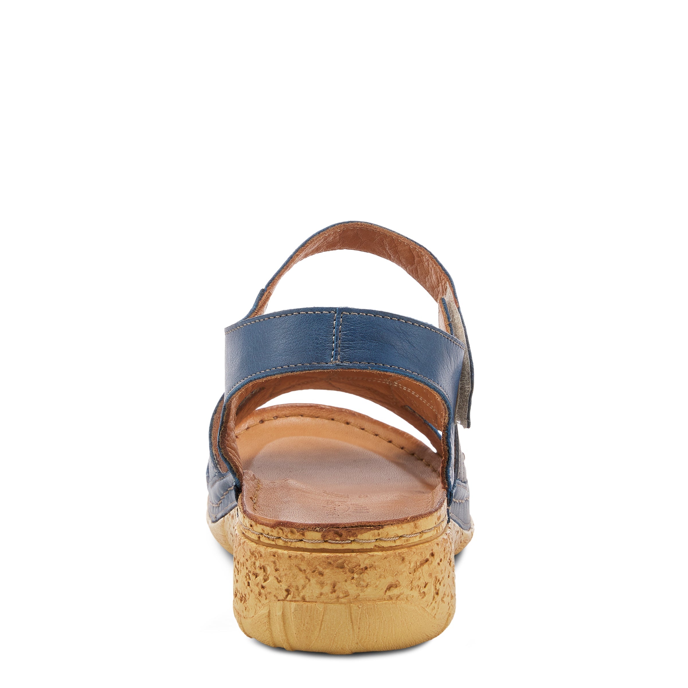 Spring Step SPRING STEP LEAF QUARTER STRAP SANDALS sandal in blue multi with comfortable everyday design
