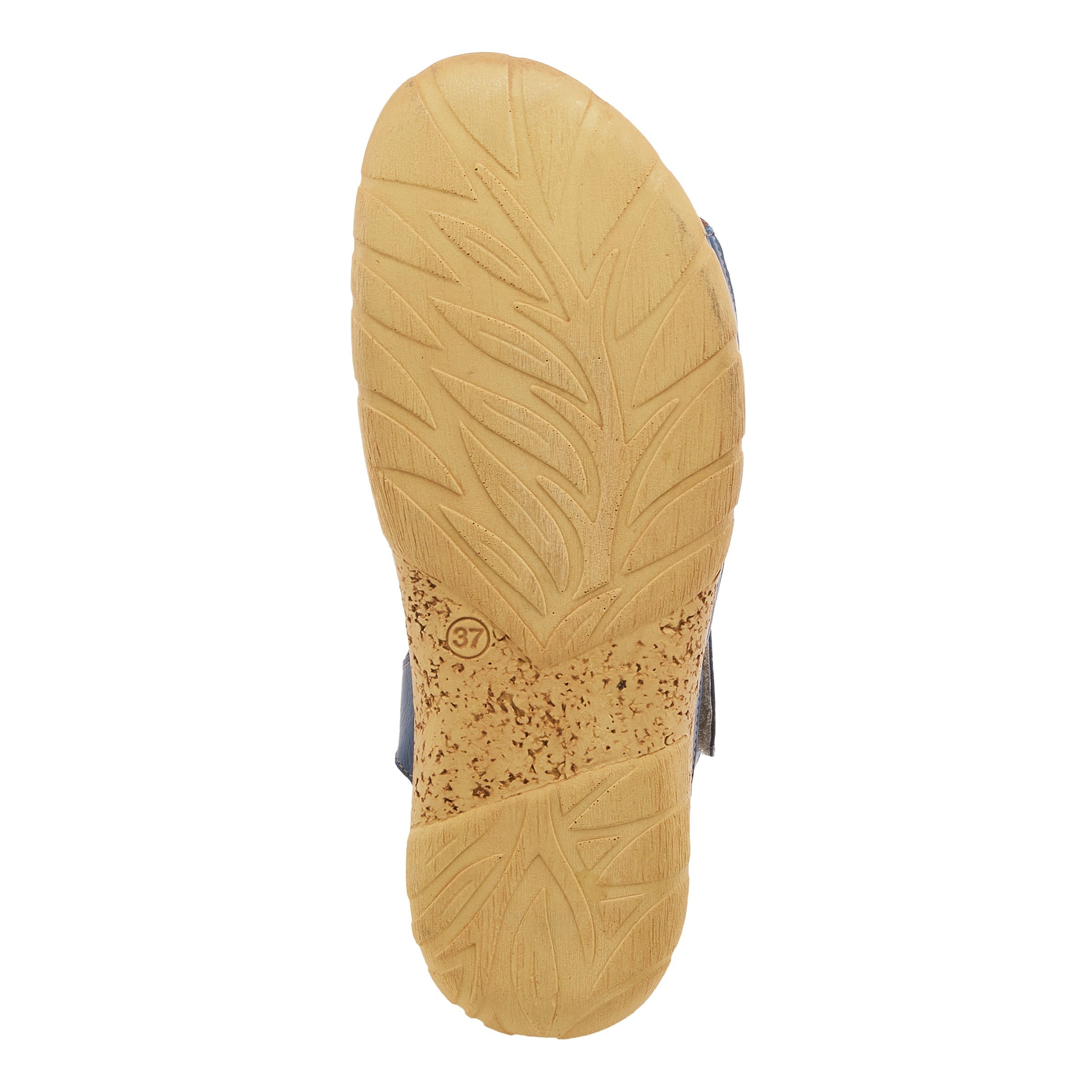Spring Step SPRING STEP LEAF QUARTER STRAP SANDALS sandal in blue multi with comfortable everyday design