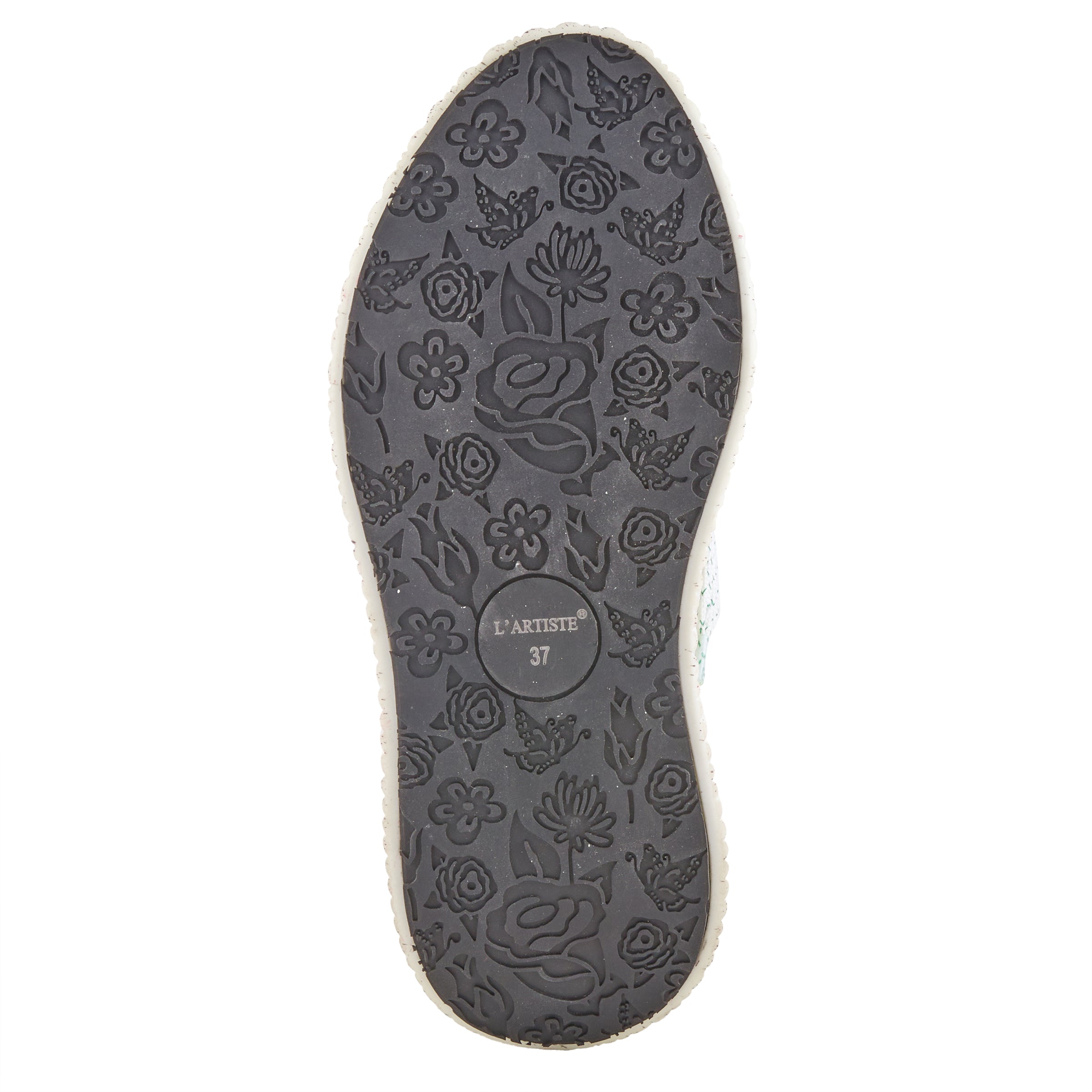 L'Artiste L'ARTISTE LOUIECOOLCAT SNEAKER shoe in mint green multi with handcrafted leather design