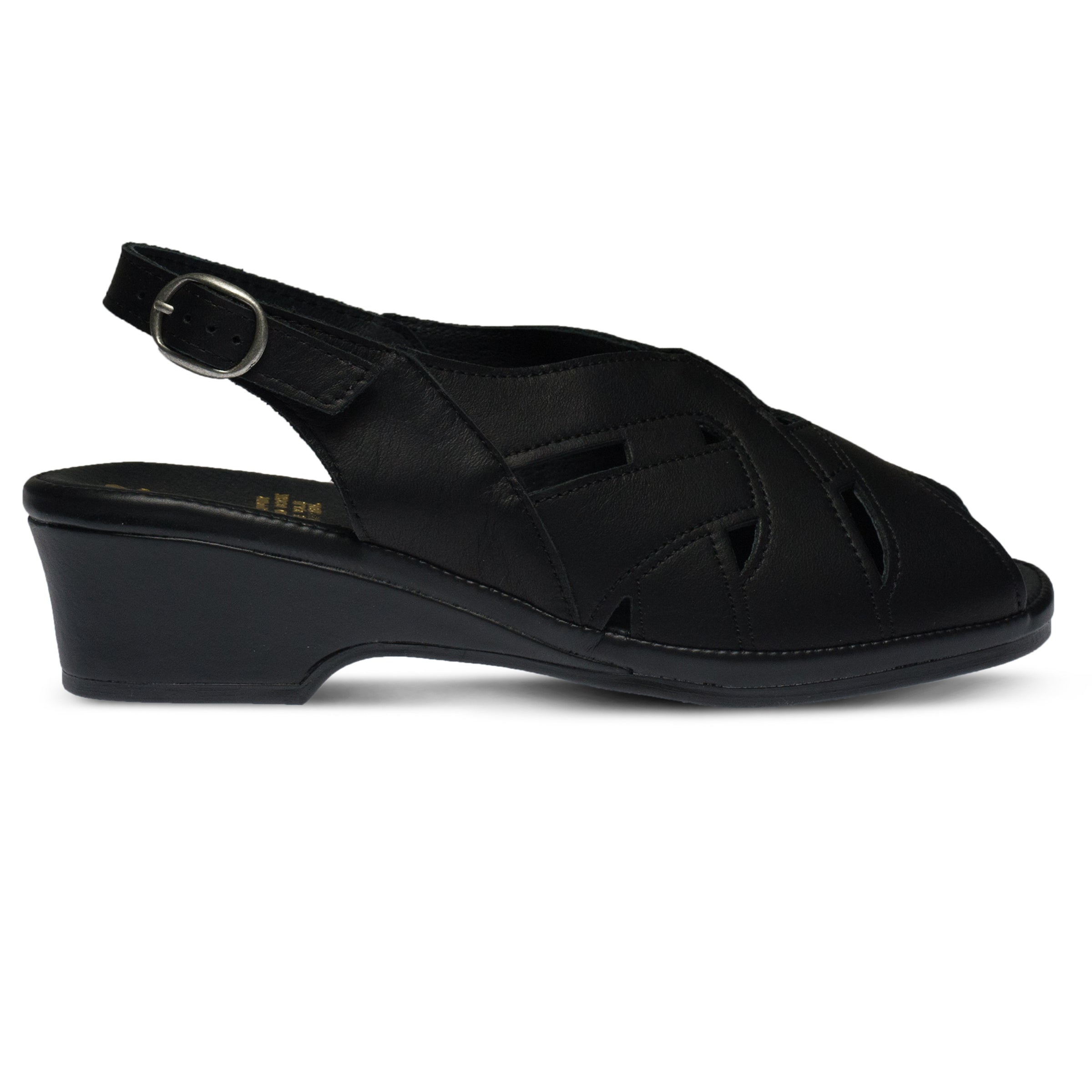 Spring Step SPRING STEP MARINA SANDAL sandal in black with comfortable everyday design