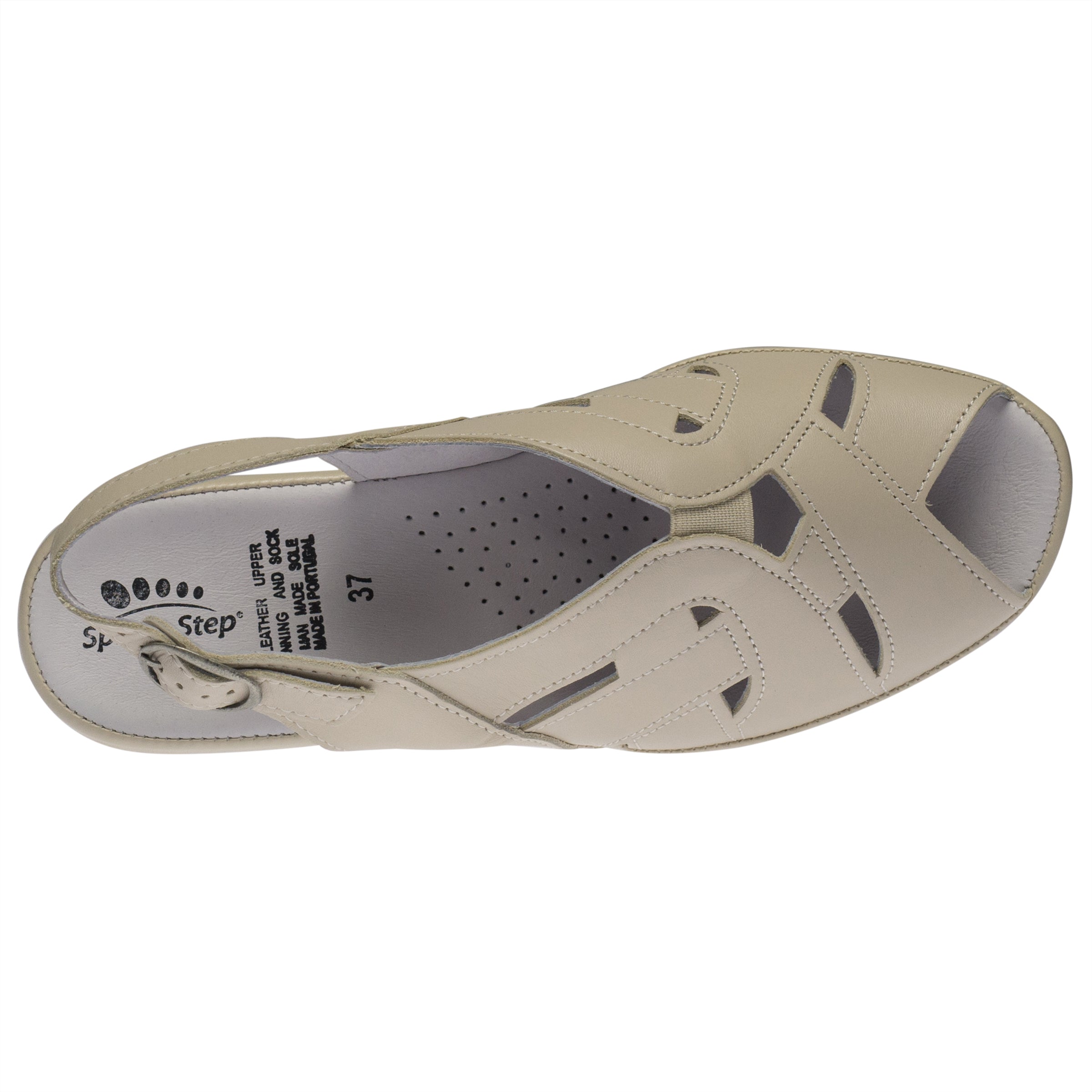 Spring Step SPRING STEP MARINA SANDAL sandal in beige with comfortable everyday design