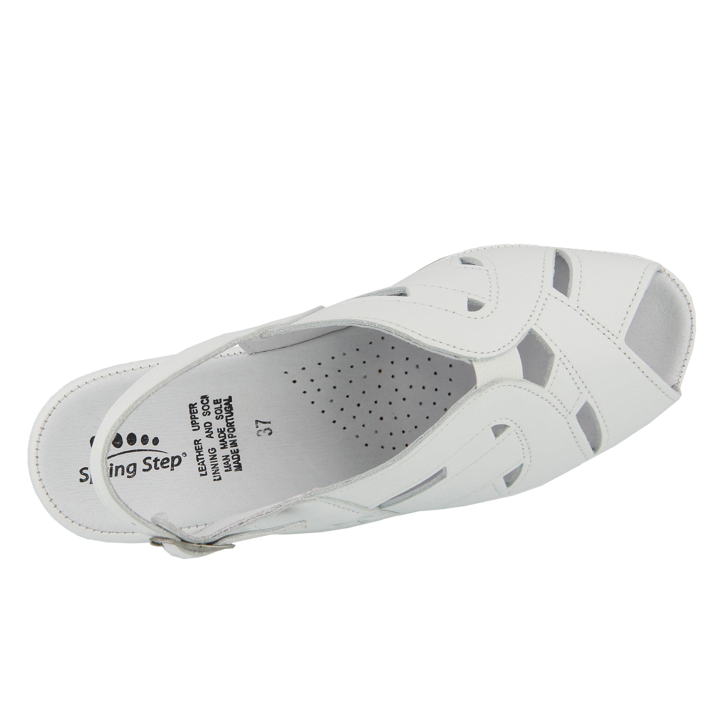 Spring Step SPRING STEP MARINA SANDAL sandal in white with comfortable everyday design