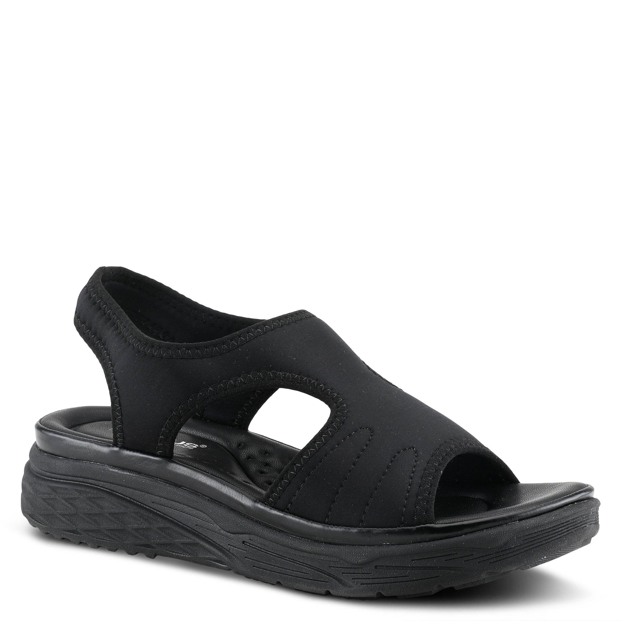 Flexus FLEXUS MARSHMELLO SLINGBACK SANDALS sandal in black with flexible sole