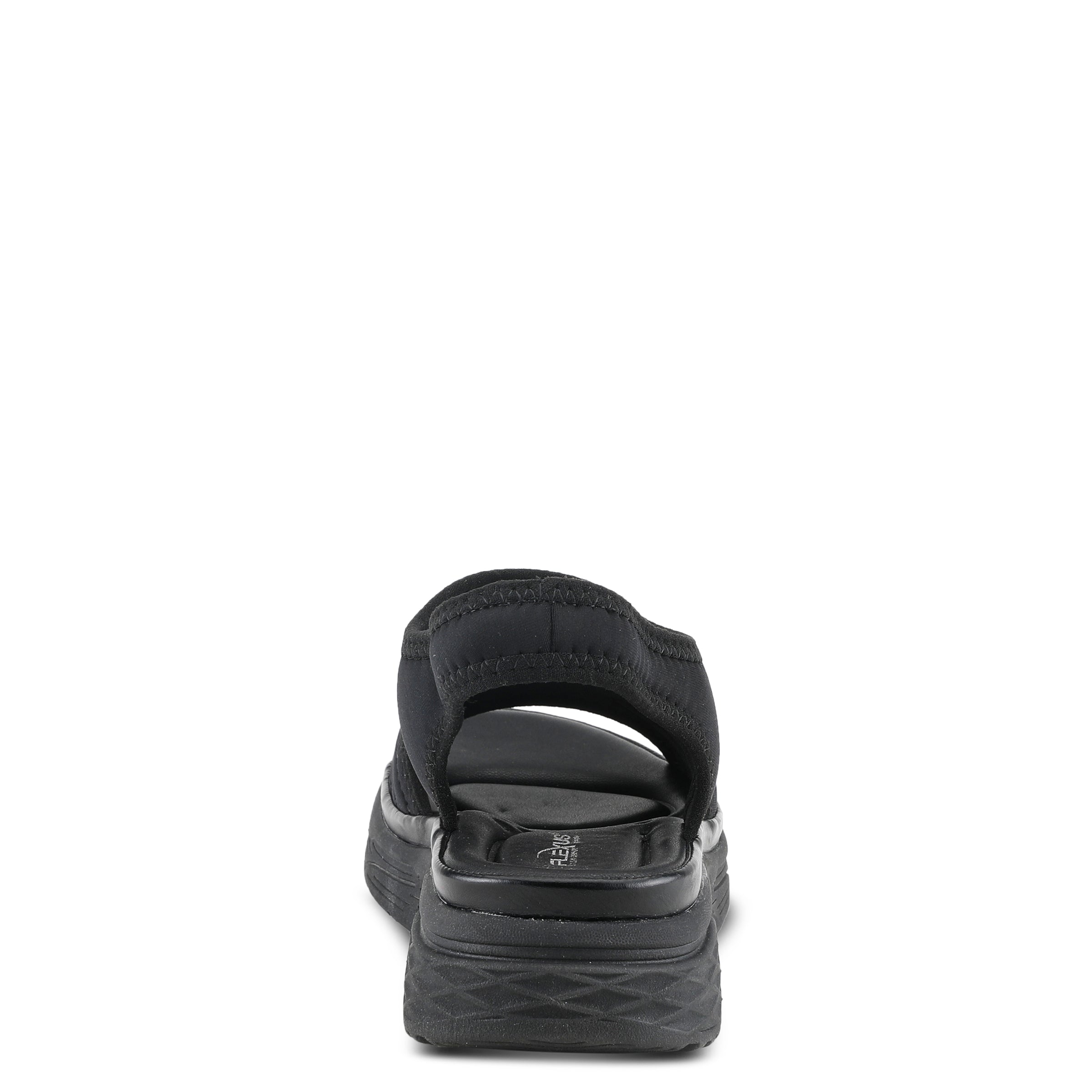 Flexus FLEXUS MARSHMELLO SLINGBACK SANDALS sandal in black with flexible sole