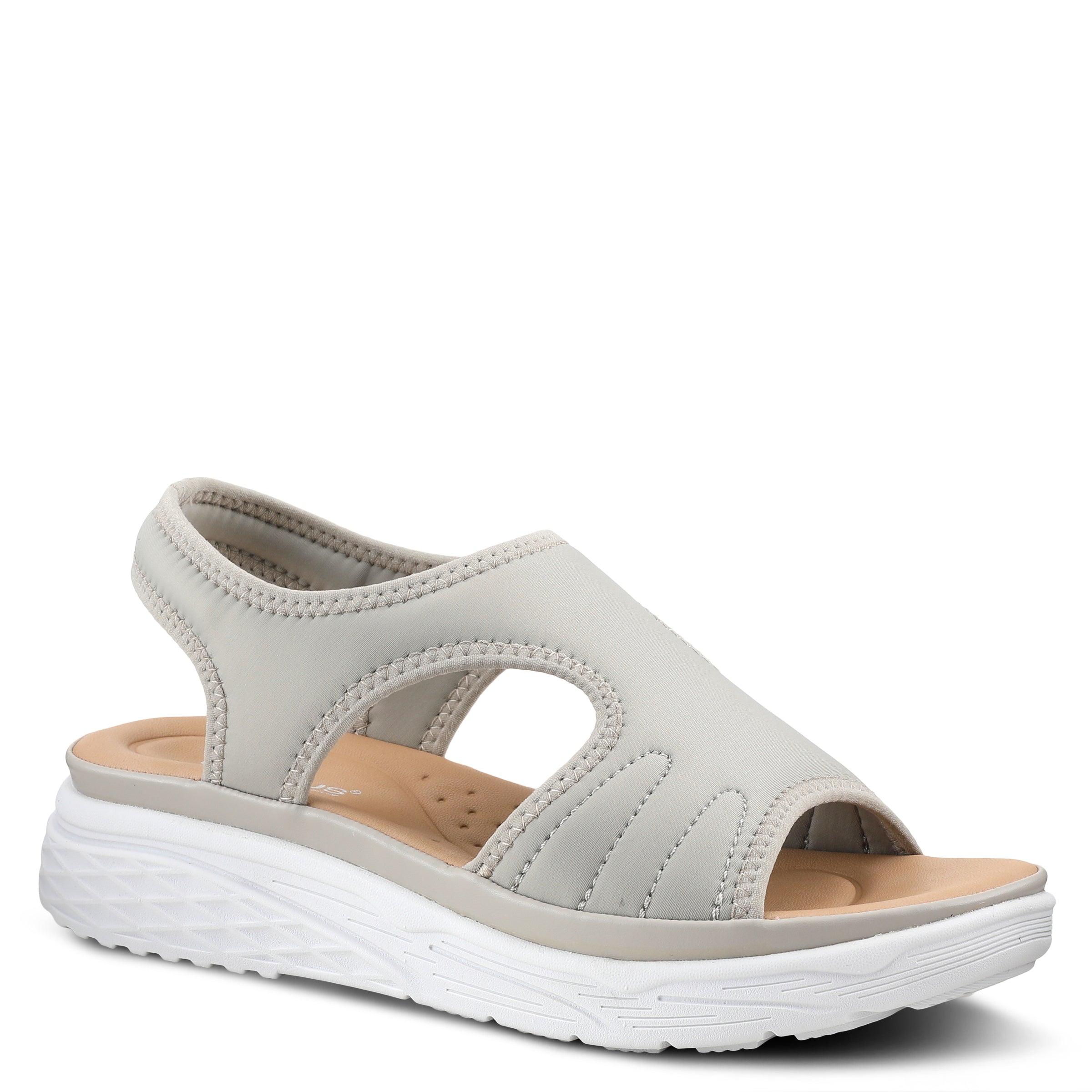 Flexus FLEXUS MARSHMELLO SLINGBACK SANDALS sandal in light grey with flexible sole