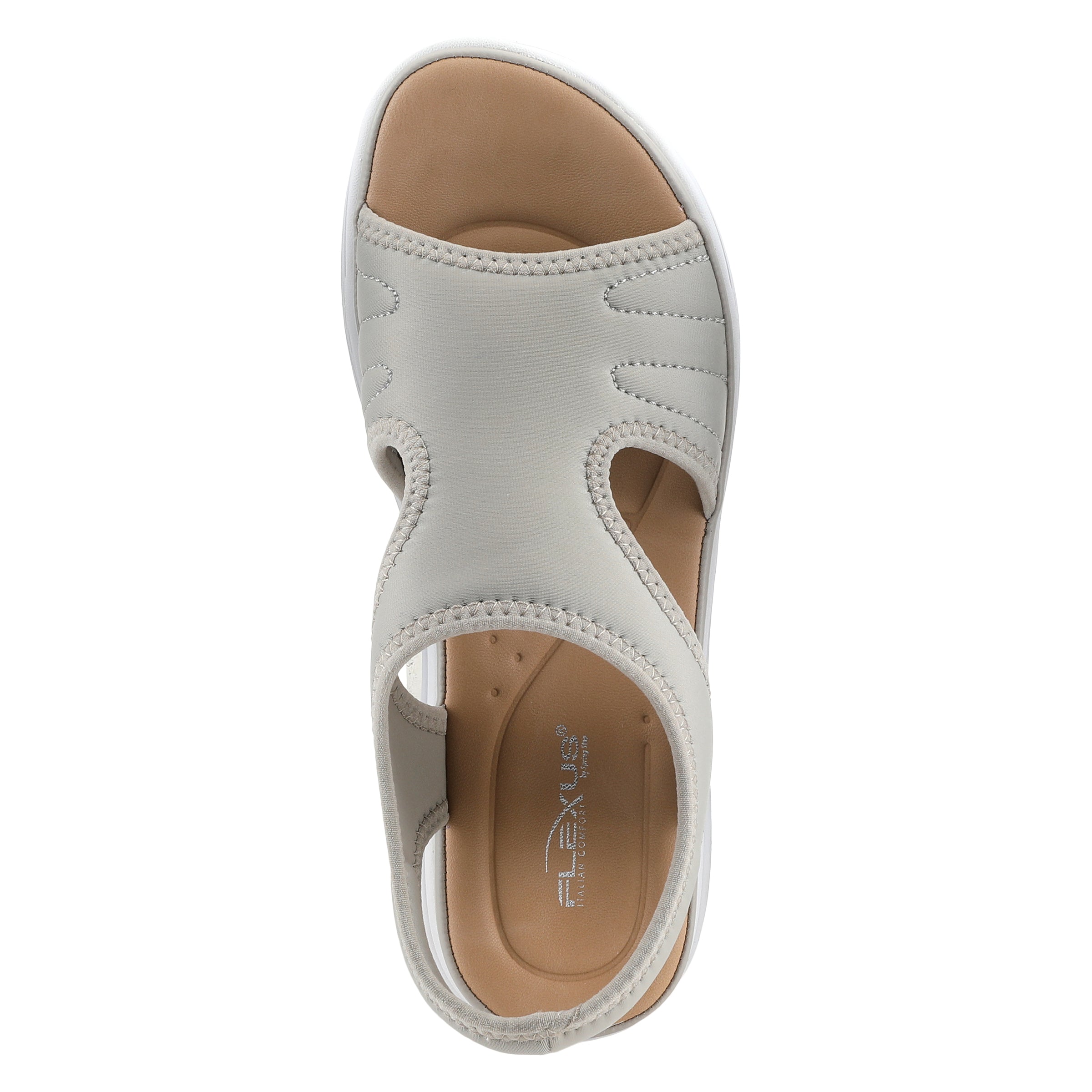Flexus FLEXUS MARSHMELLO SLINGBACK SANDALS sandal in light grey with flexible sole