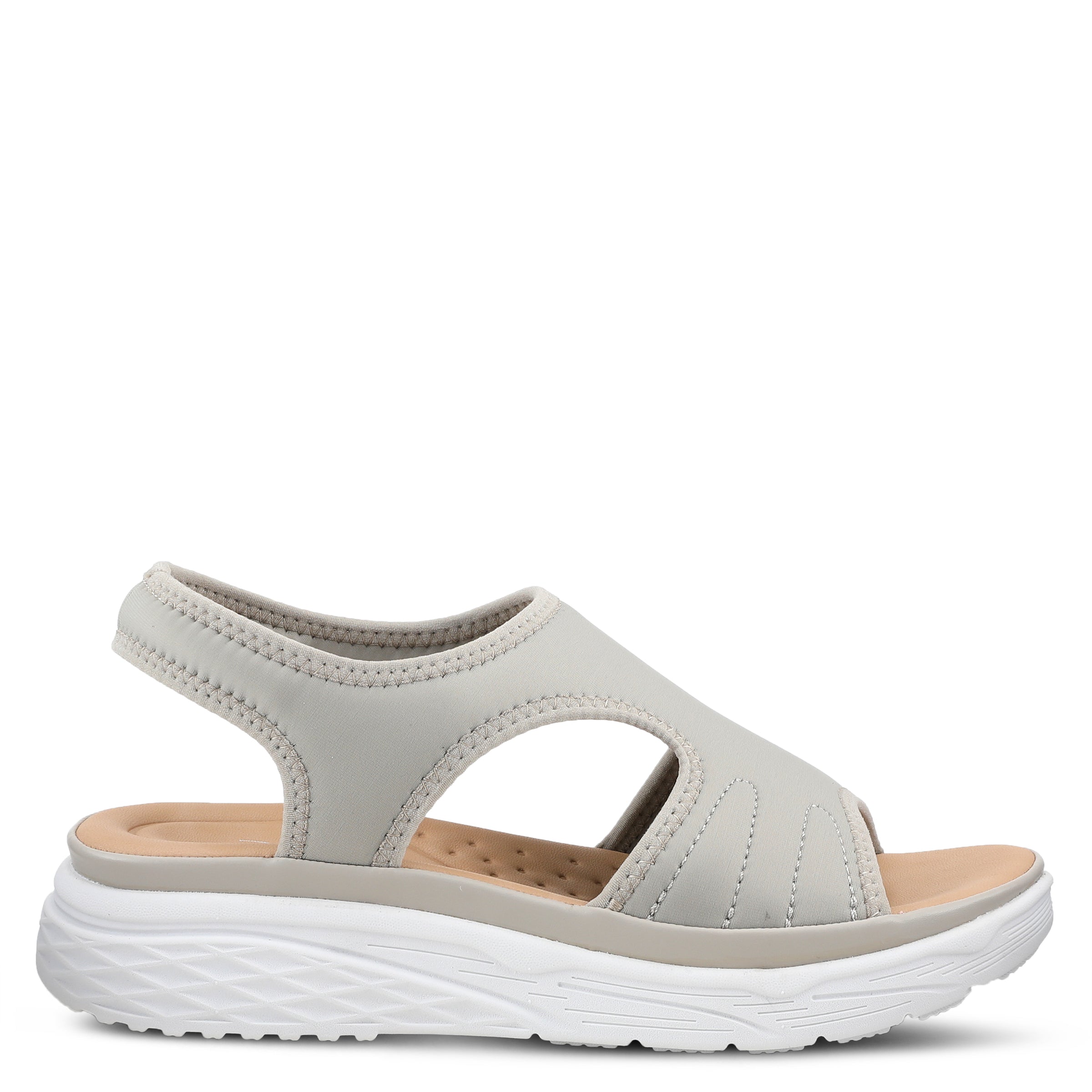 Flexus FLEXUS MARSHMELLO SLINGBACK SANDALS sandal in light grey with flexible sole