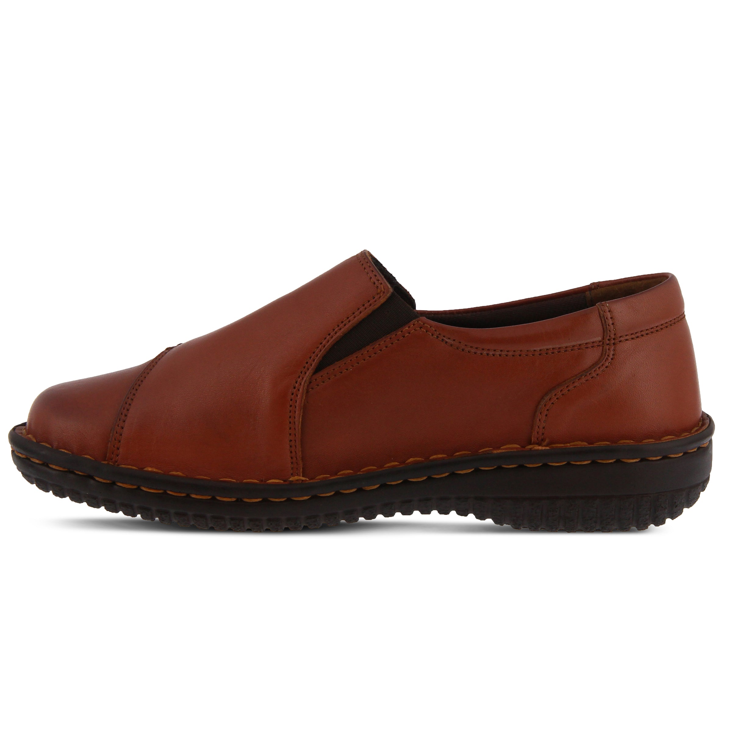 Spring Step SPRING STEP OLINDA SLIP-ON SHOE shoe in cognac with comfortable everyday design