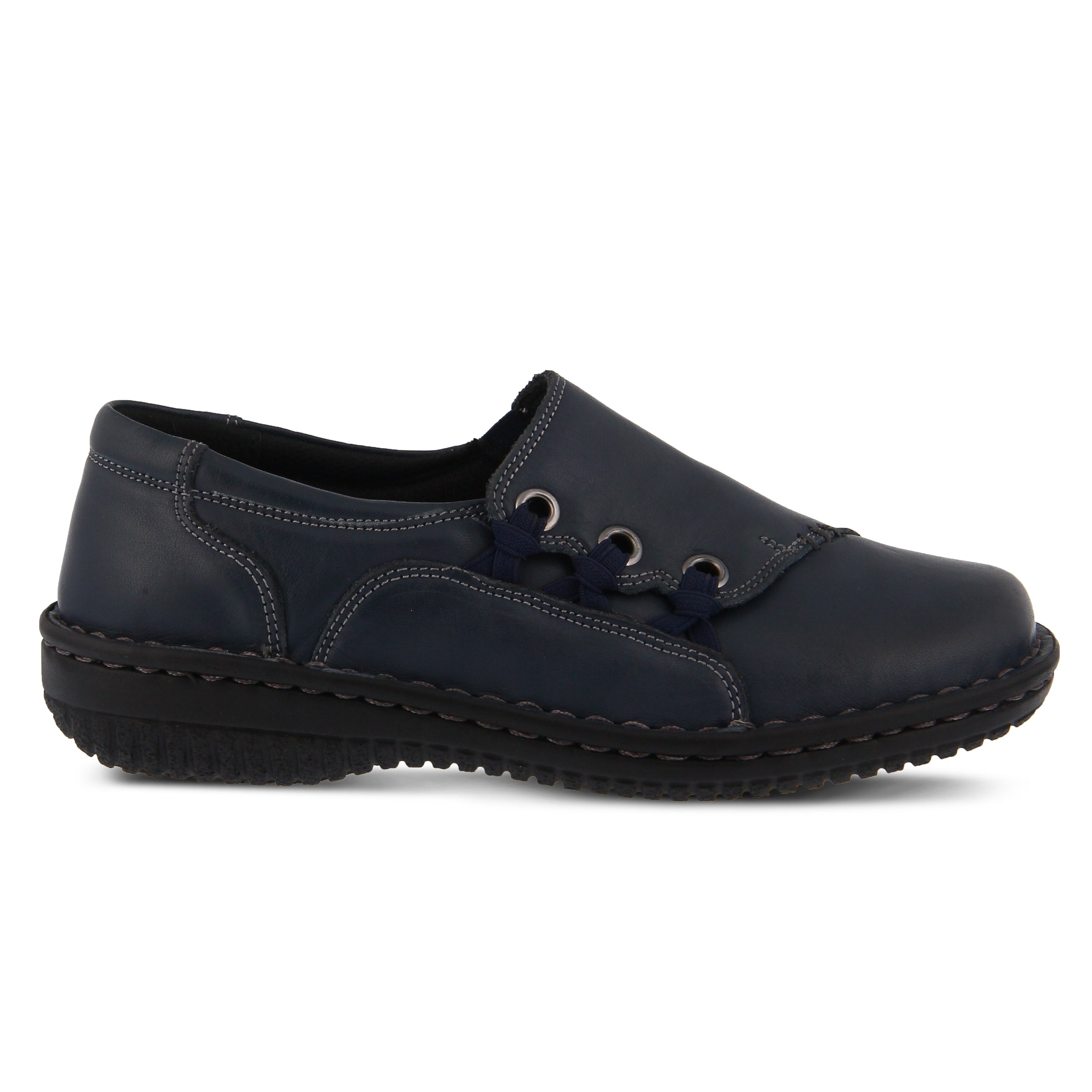 Spring Step SPRING STEP OLINDA SLIP-ON SHOE shoe in navy with comfortable everyday design