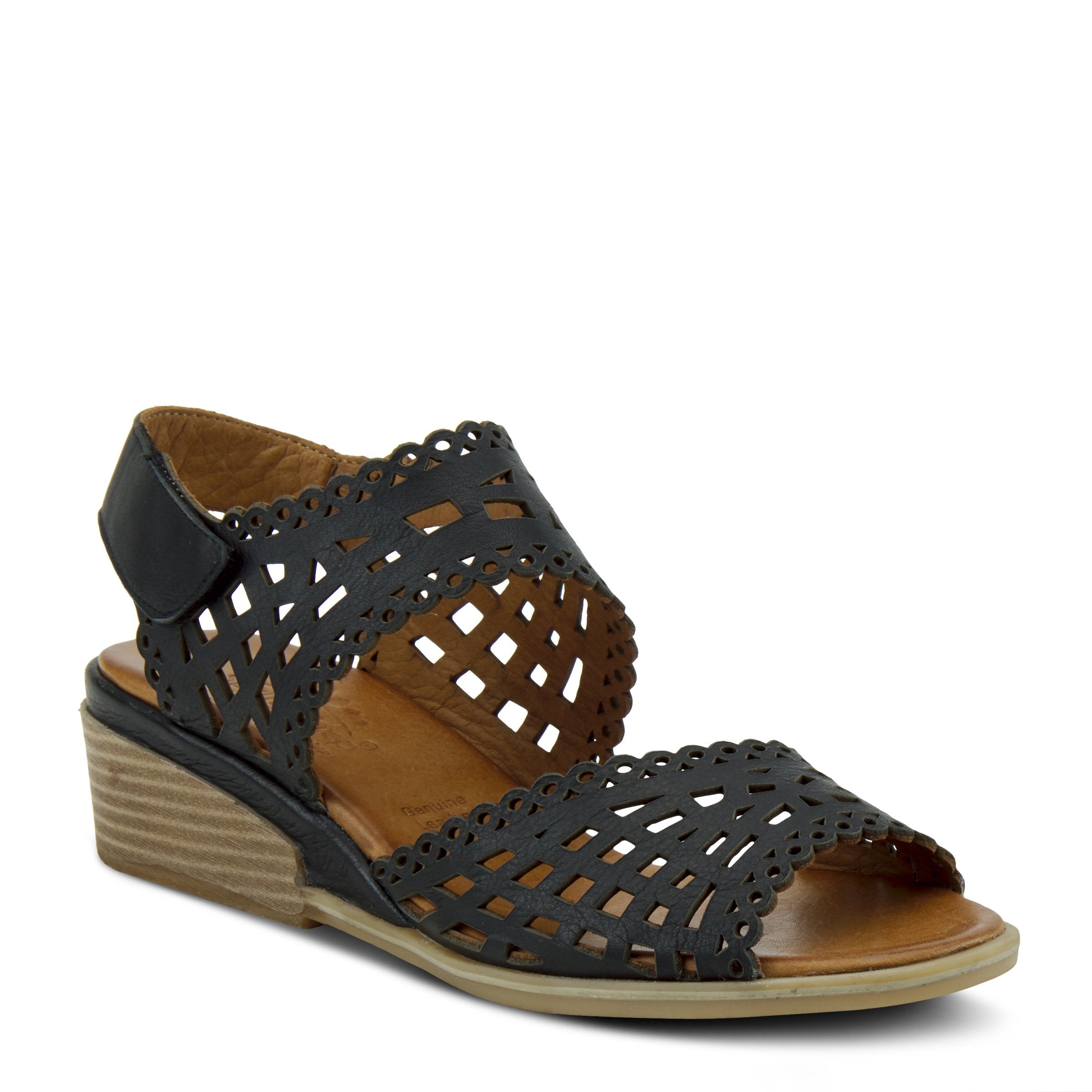 Spring Step SPRING STEP PETRA SANDAL sandal in black with comfortable everyday design