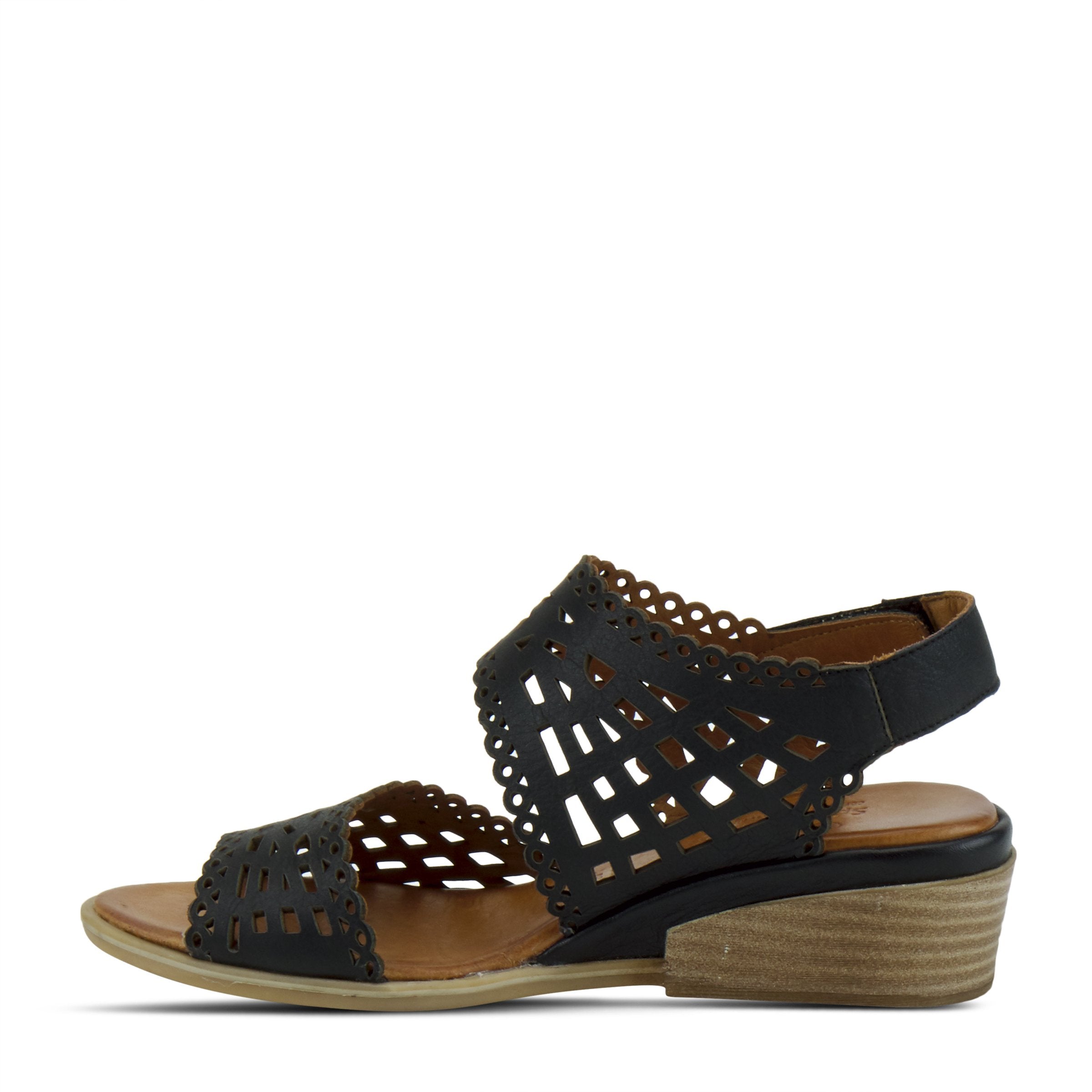 Spring Step SPRING STEP PETRA SANDAL sandal in black with comfortable everyday design