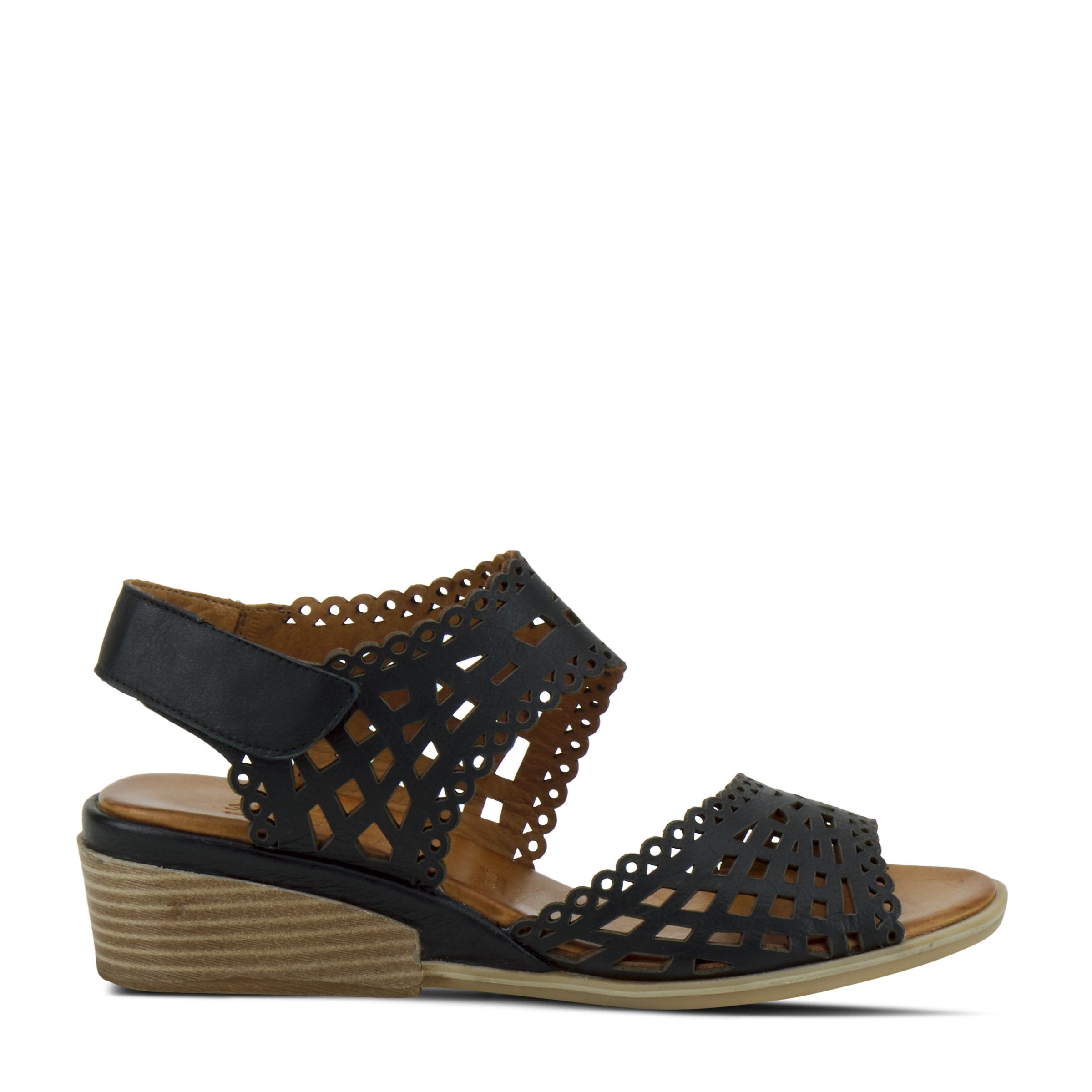 Spring Step SPRING STEP PETRA SANDAL sandal in black with comfortable everyday design