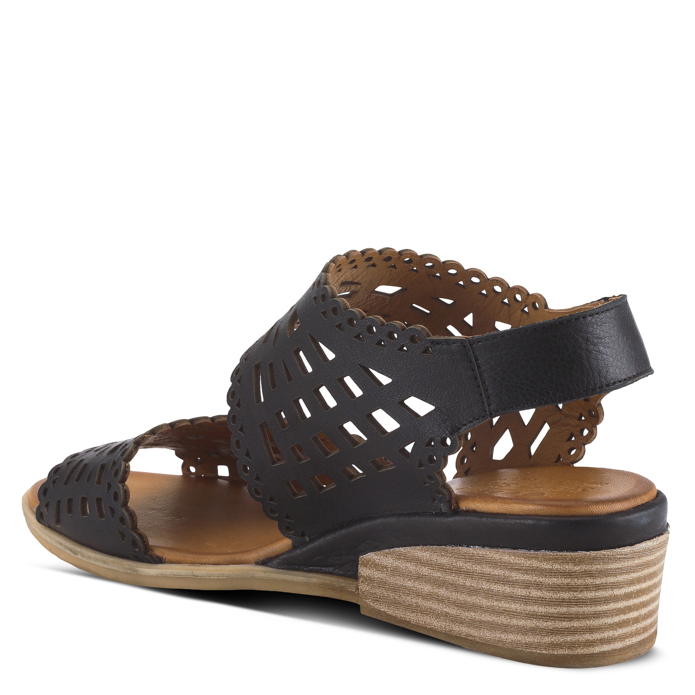 Spring Step SPRING STEP PETRA SANDAL sandal in black with comfortable everyday design
