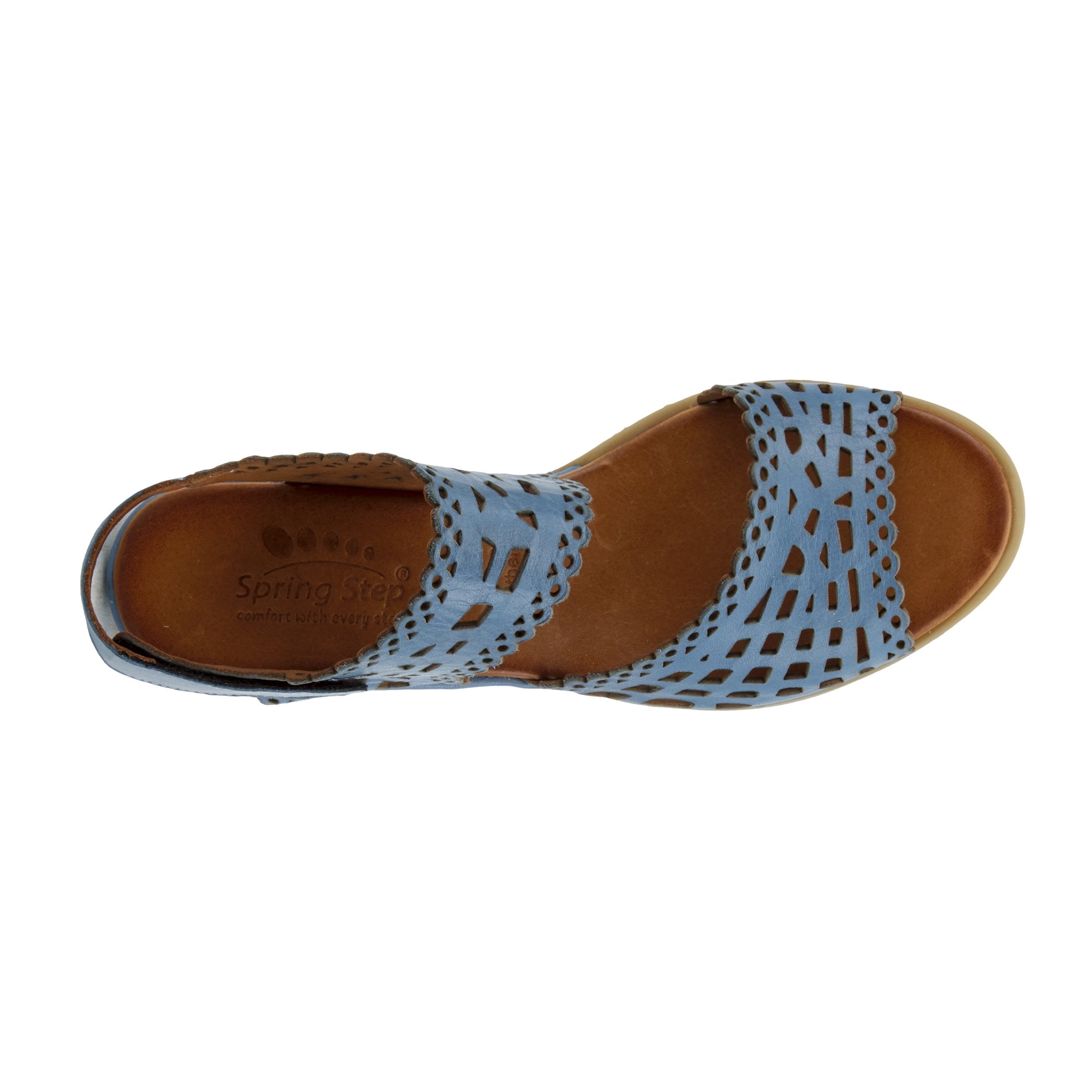 Spring Step SPRING STEP PETRA SANDAL sandal in blue with comfortable everyday design
