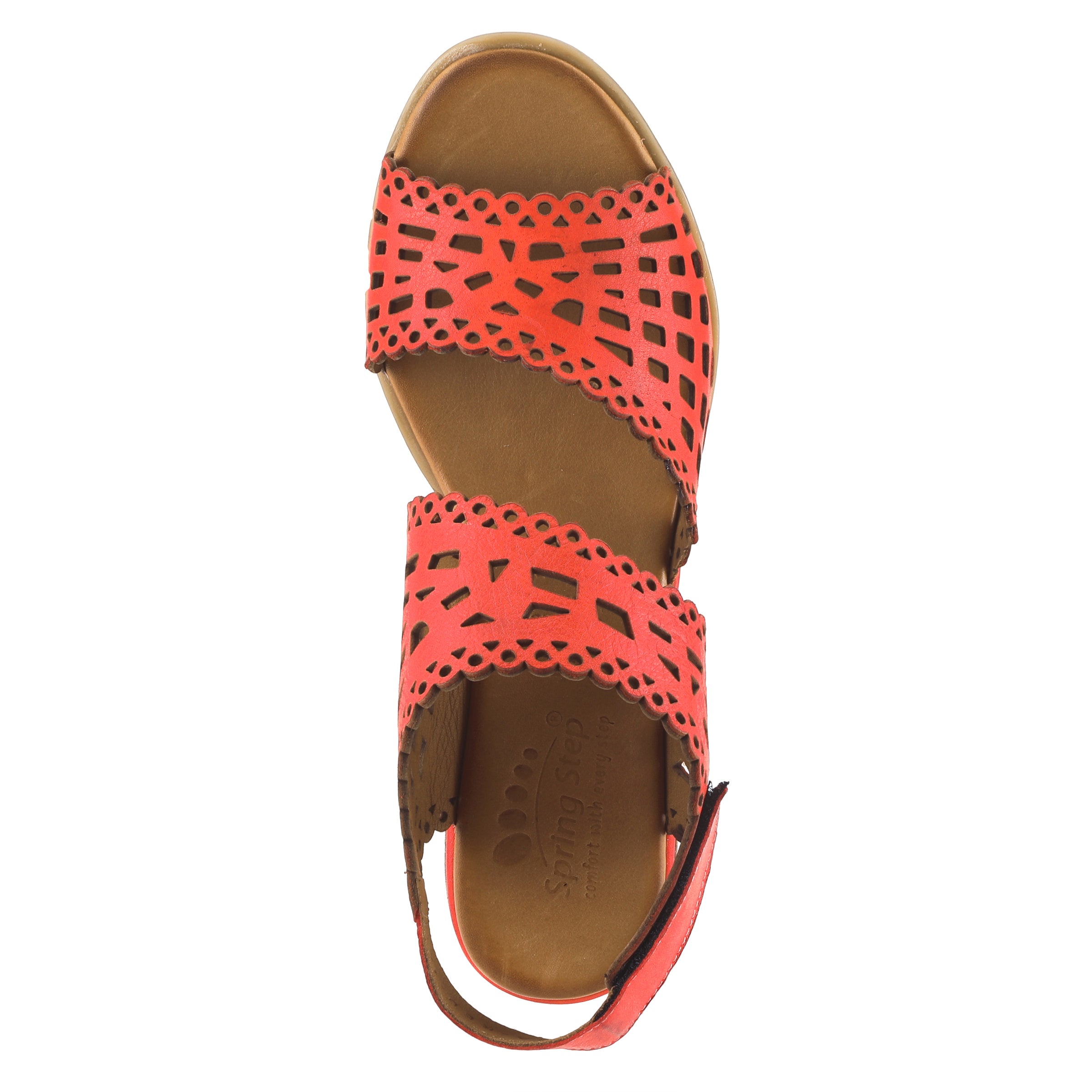Spring Step SPRING STEP PETRA SANDAL sandal in red with comfortable everyday design