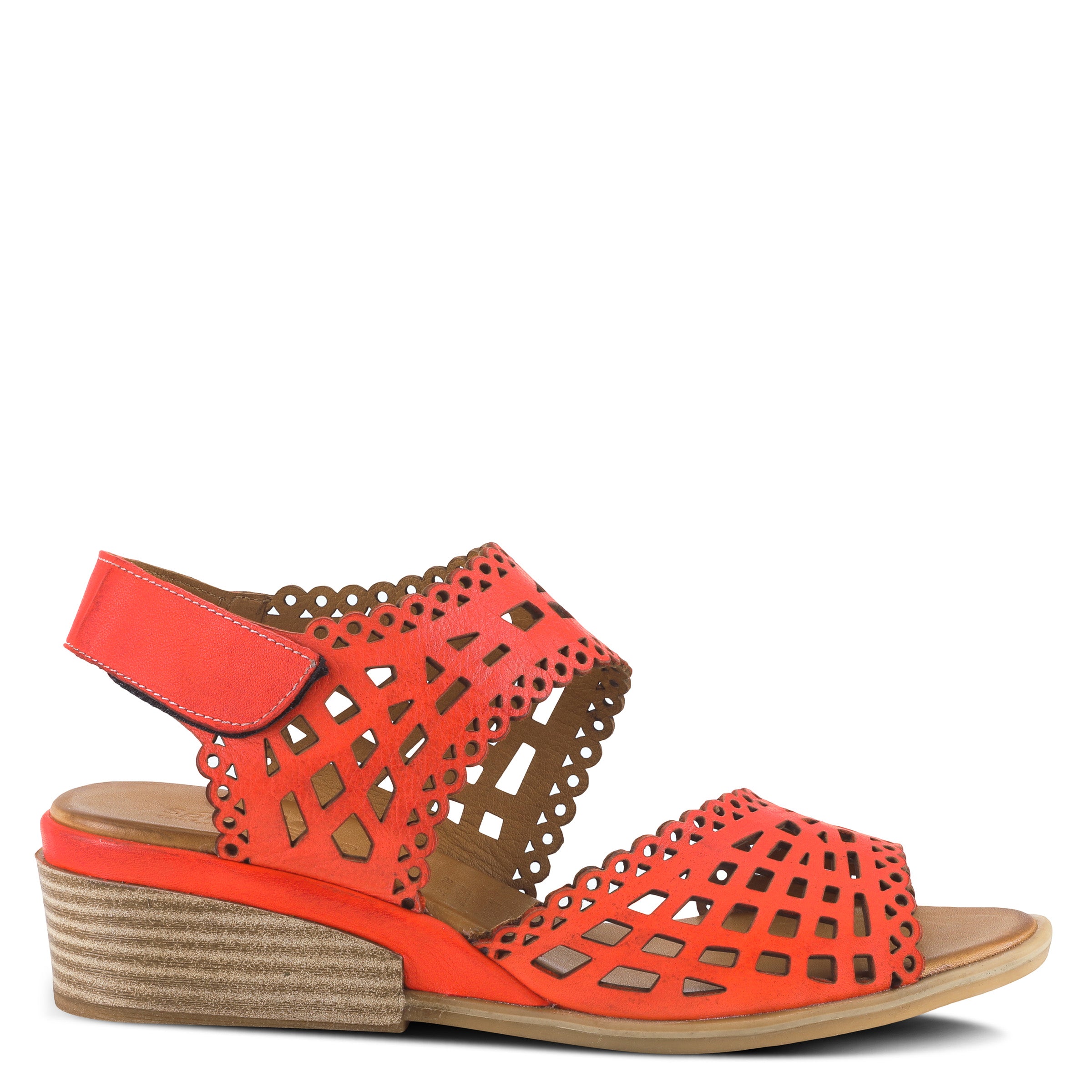 Spring Step SPRING STEP PETRA SANDAL sandal in red with comfortable everyday design