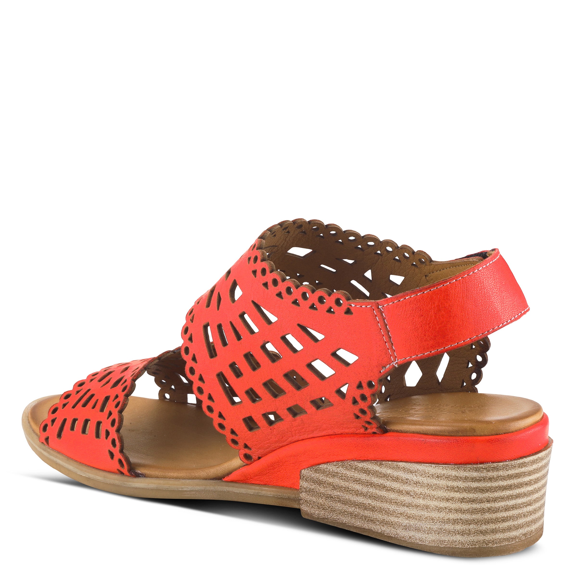 Spring Step SPRING STEP PETRA SANDAL sandal in red with comfortable everyday design