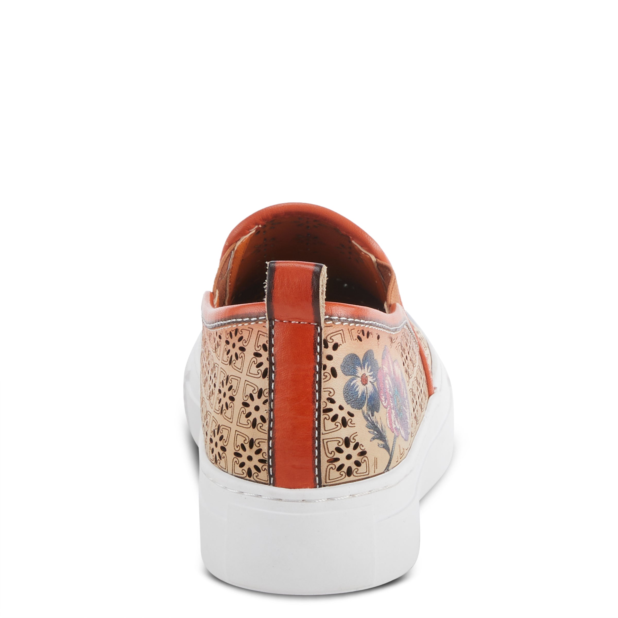 L'Artiste L'ARTISTE REALLOVE SLIP-ON SHOE shoe in camel with handcrafted leather design