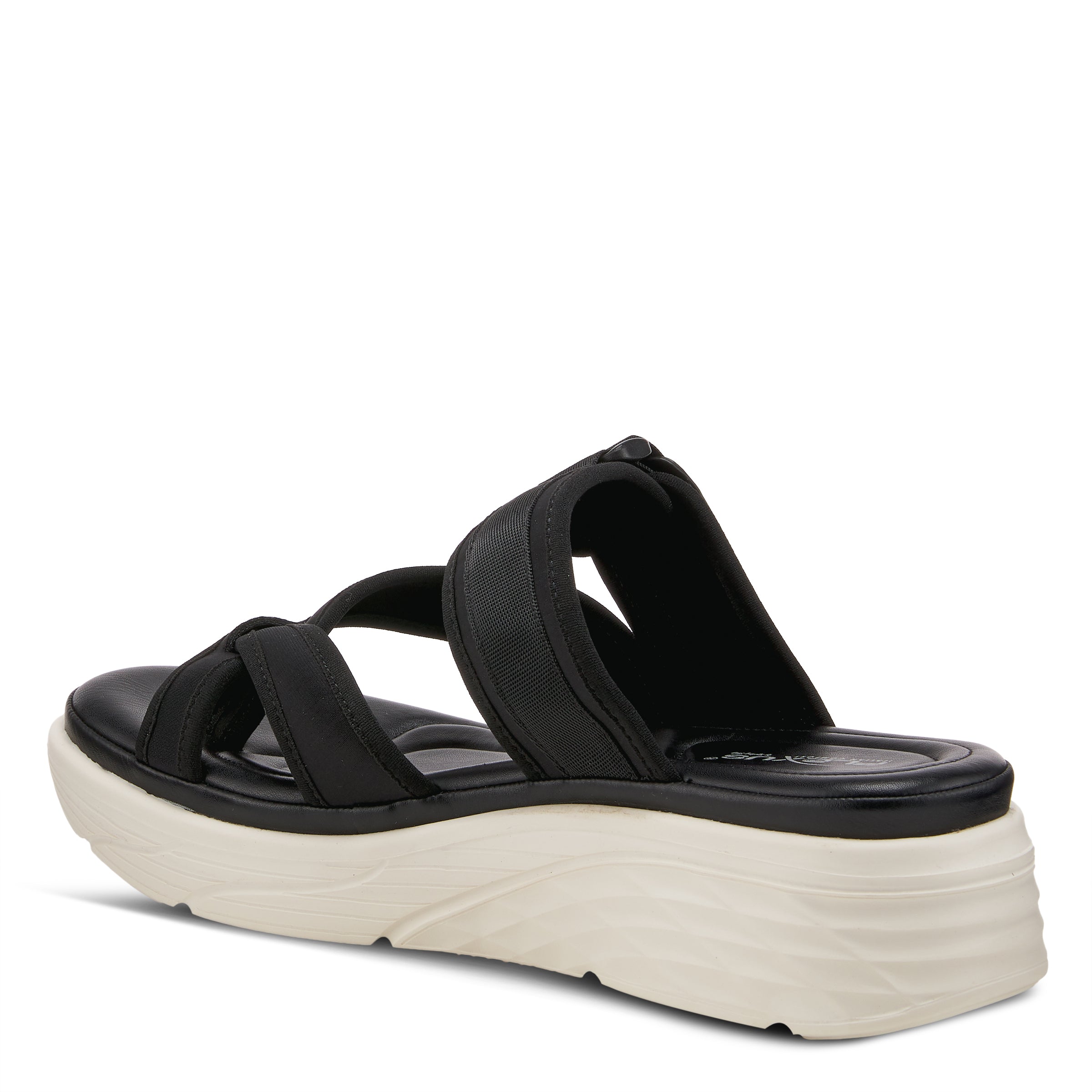 Flexus FLEXUS REXIE SLIDE SANDALS sandal in black with flexible sole