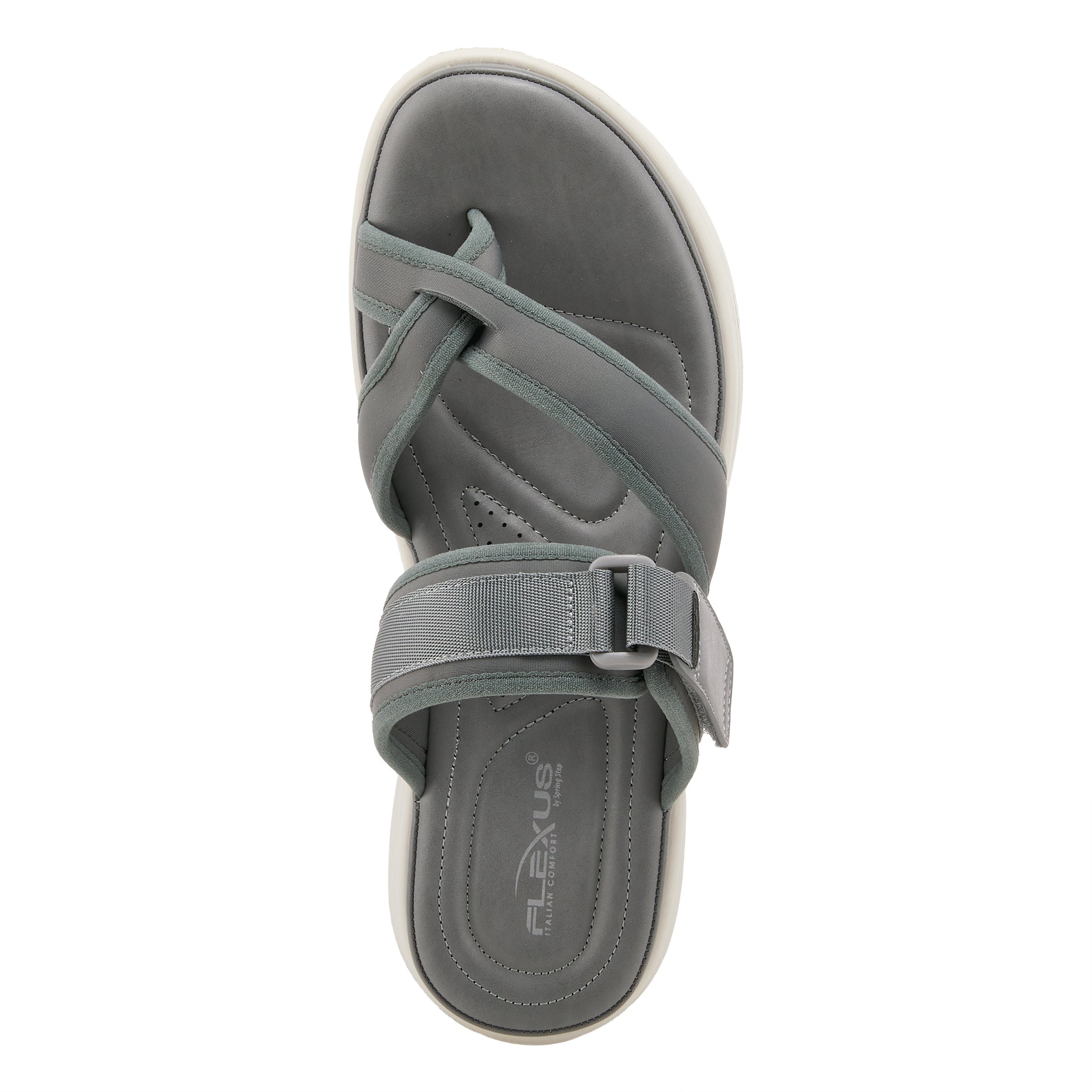 Flexus FLEXUS REXIE SLIDE SANDALS sandal in grey with flexible sole