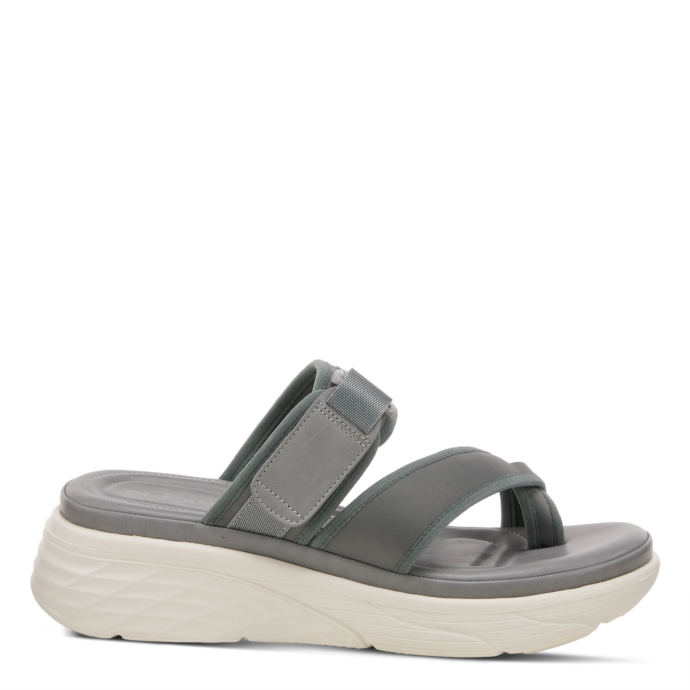 Flexus FLEXUS REXIE SLIDE SANDALS sandal in grey with flexible sole