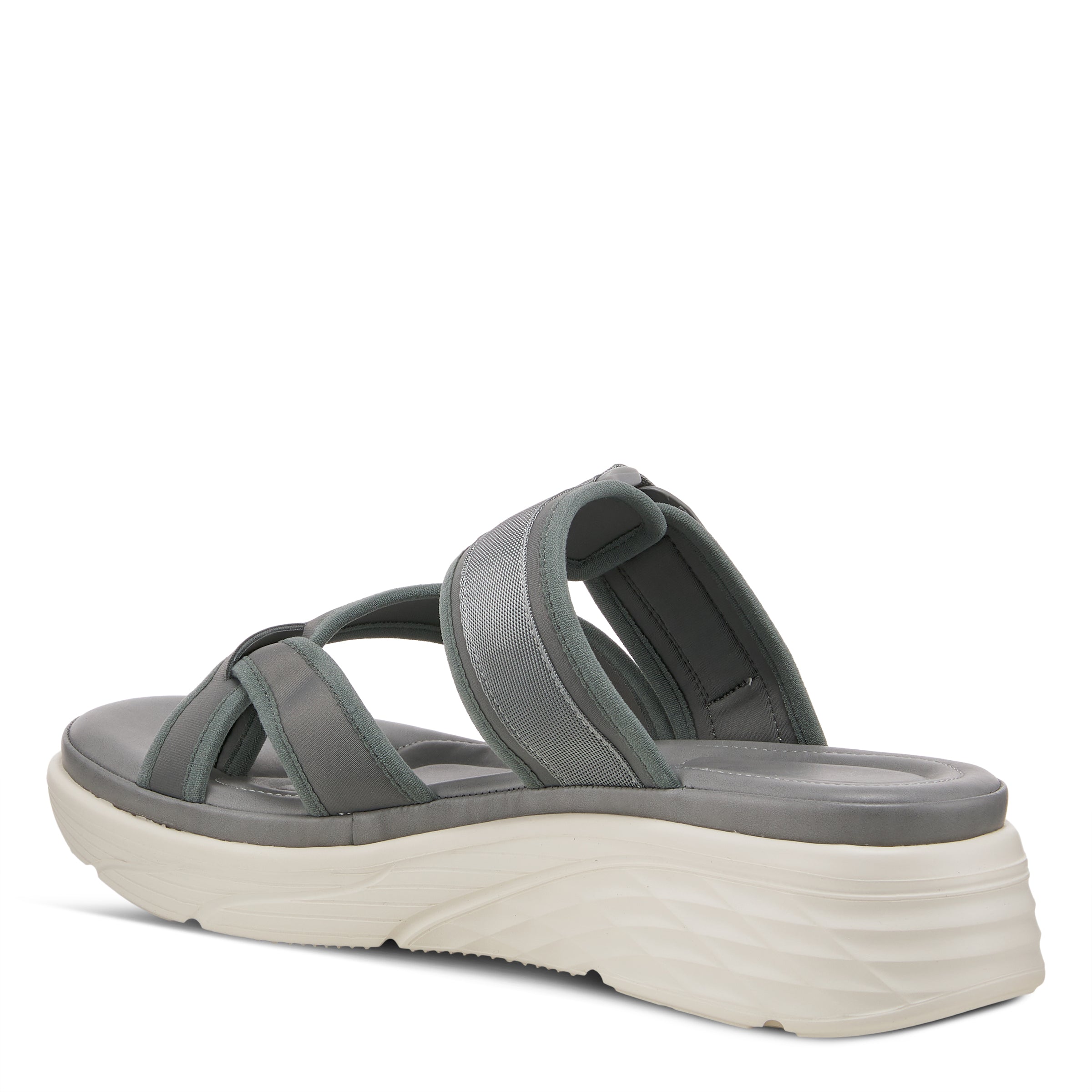 Flexus FLEXUS REXIE SLIDE SANDALS sandal in grey with flexible sole
