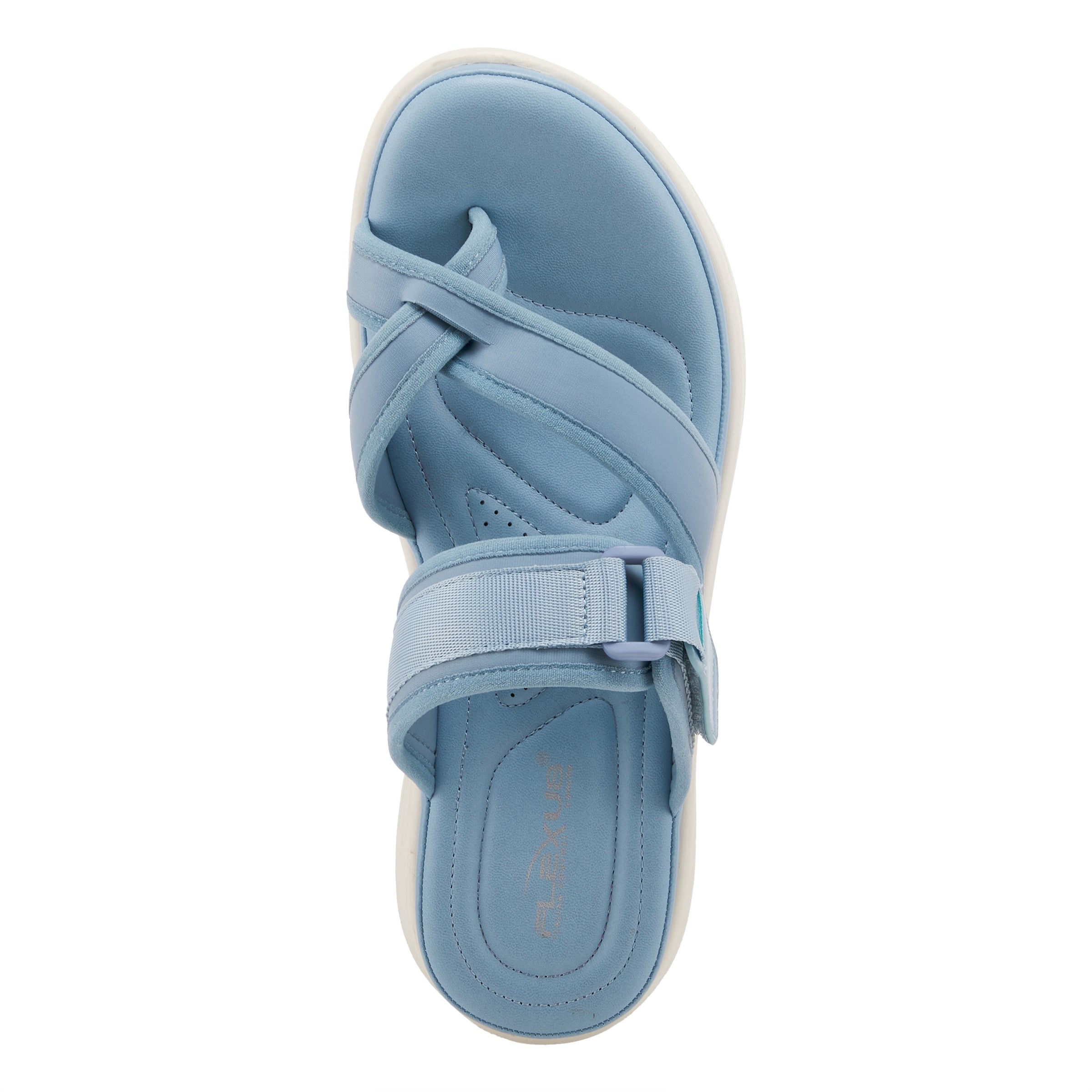 Flexus FLEXUS REXIE SLIDE SANDALS sandal in light blue with flexible sole