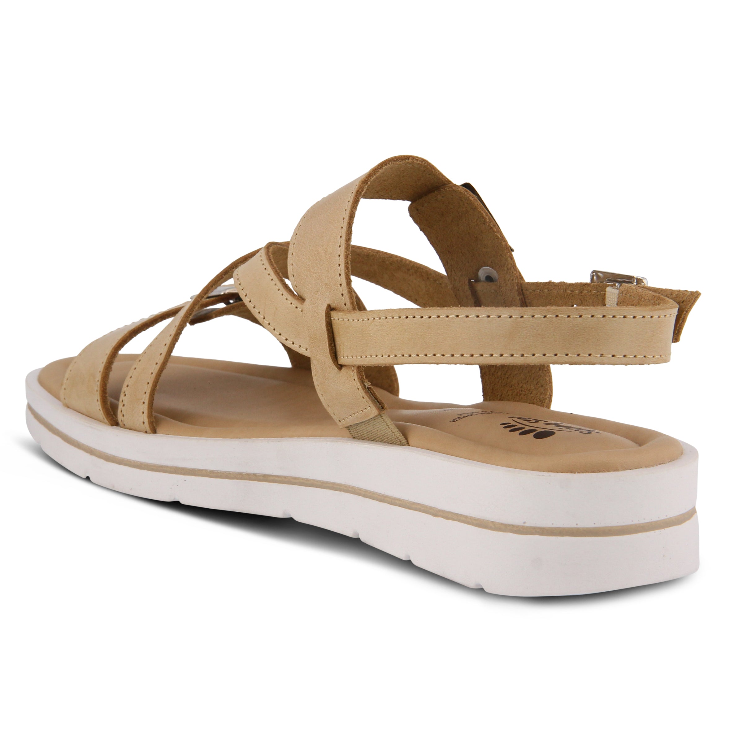 Spring Step SPRING STEP SALICARIA ANKLE STRAP SANDAL sandal in beige with comfortable everyday design
