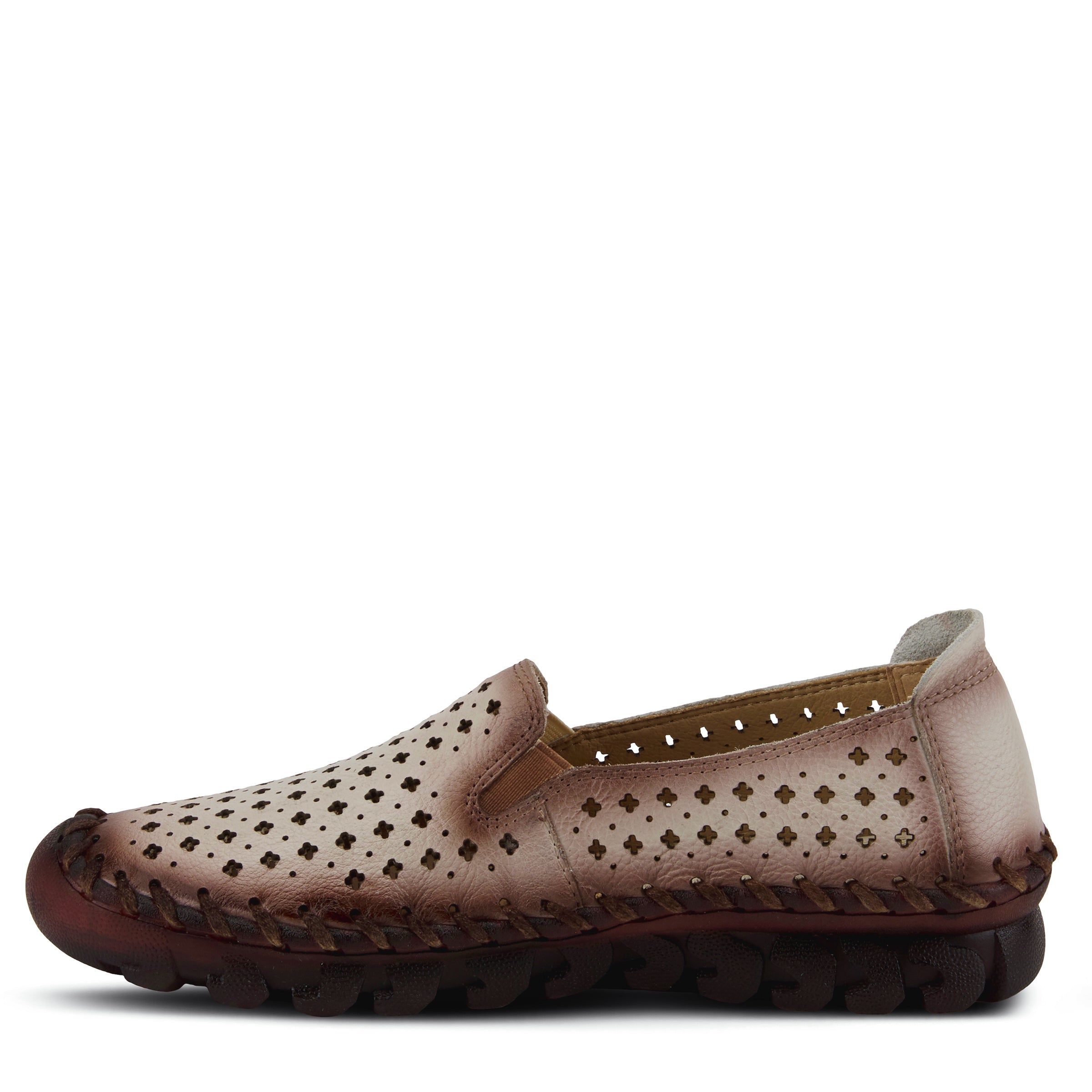 L'Artiste L'ARTISTE SMOOSHIETOO SLIP-ON SHOE shoe in teal with handcrafted leather design