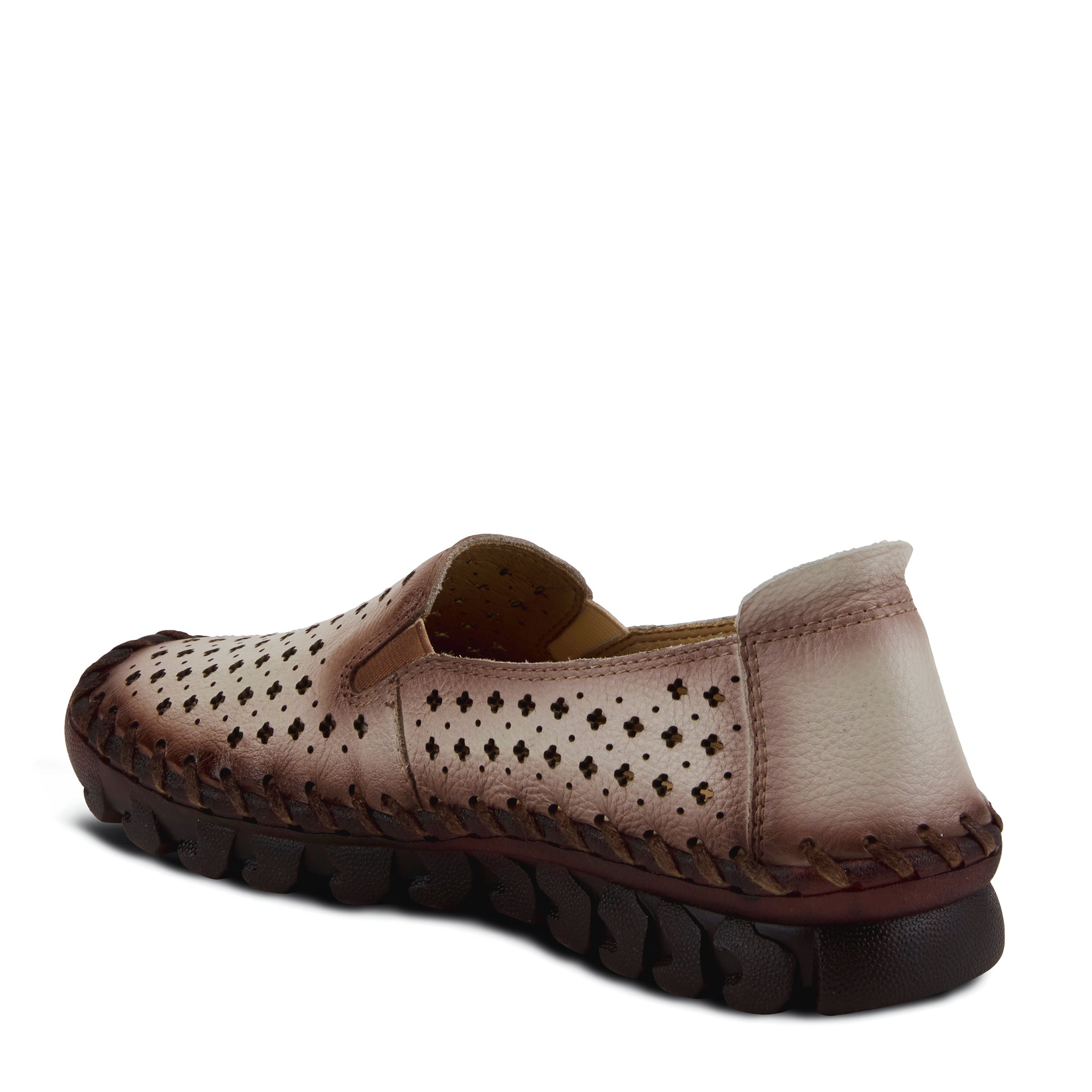 L'Artiste L'ARTISTE SMOOSHIETOO SLIP-ON SHOE shoe in teal with handcrafted leather design