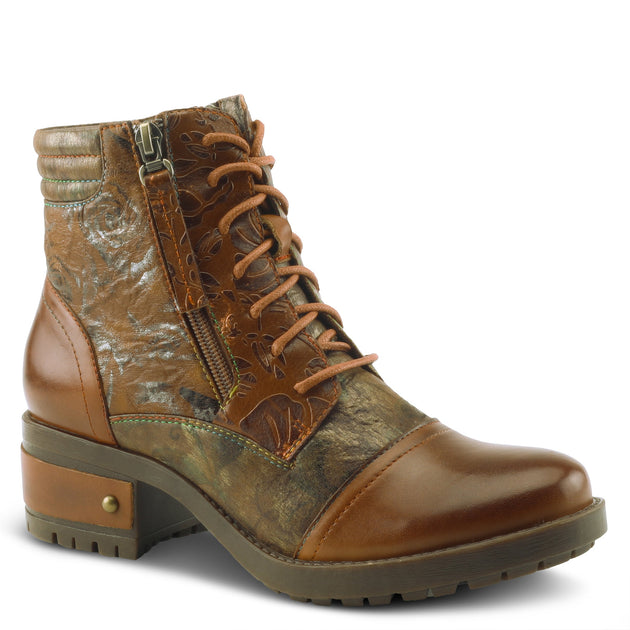 L'Artiste Women's Desssalta Heeled Boots- Navy Multi