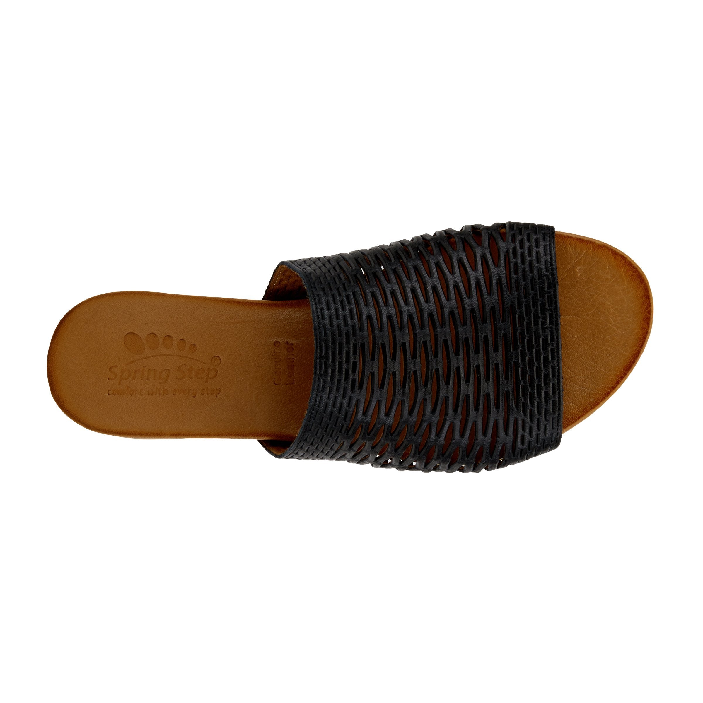 Spring Step SPRING STEP SYNERGI SANDAL sandal in blue with comfortable everyday design