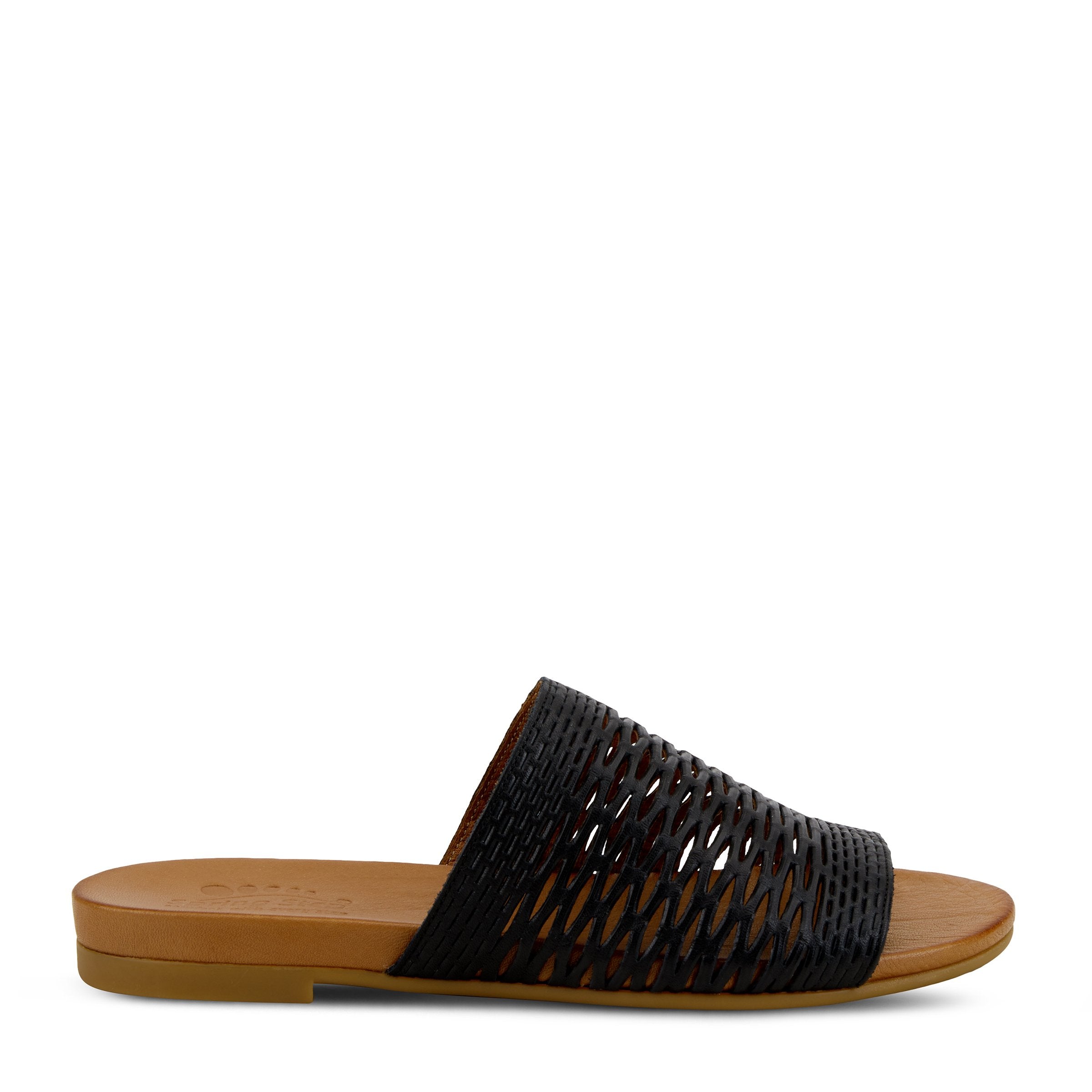 Spring Step SPRING STEP SYNERGI SANDAL sandal in black with comfortable everyday design