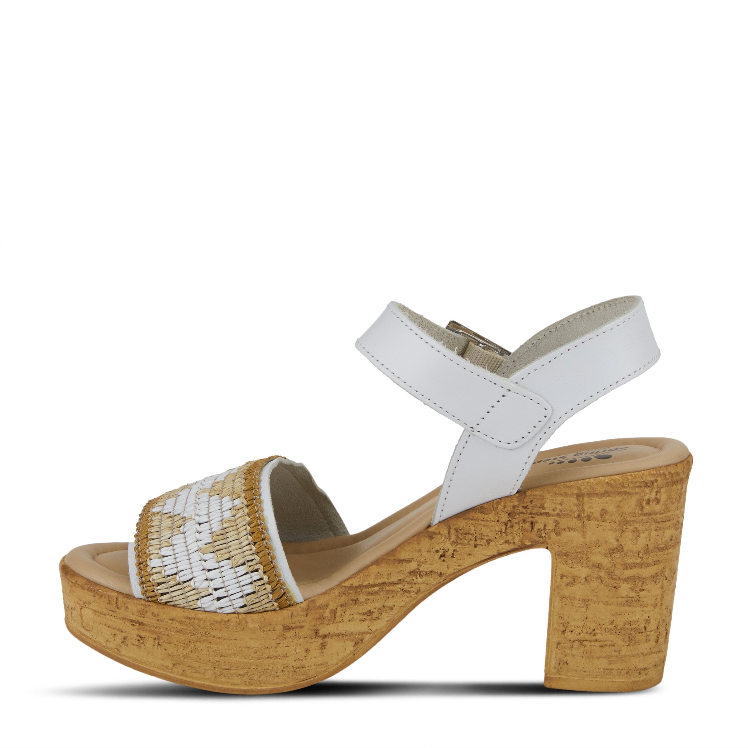 Spring Step SPRING STEP TIADA SANDAL sandal in white multi with comfortable everyday design