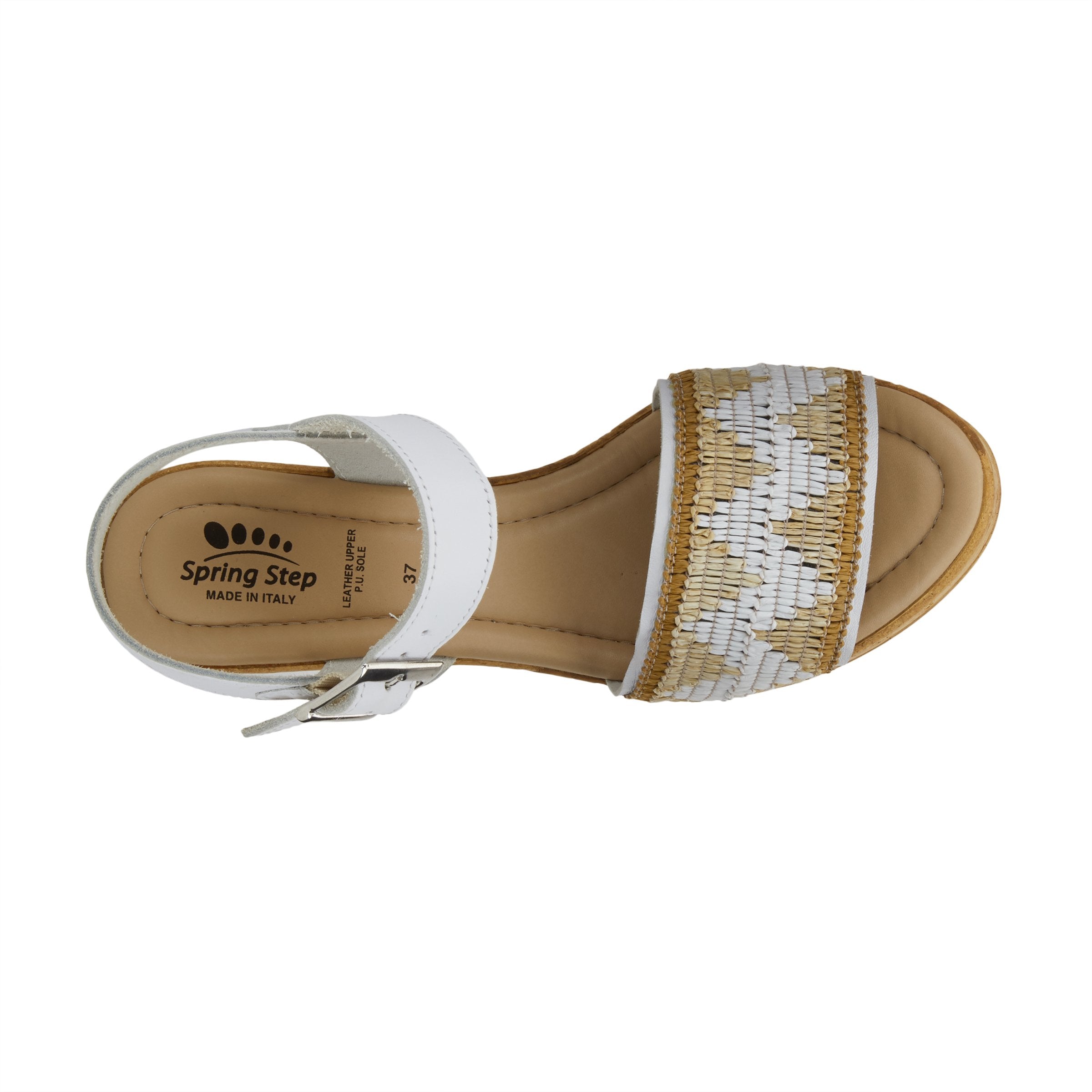 Spring Step SPRING STEP TIADA SANDAL sandal in white multi with comfortable everyday design