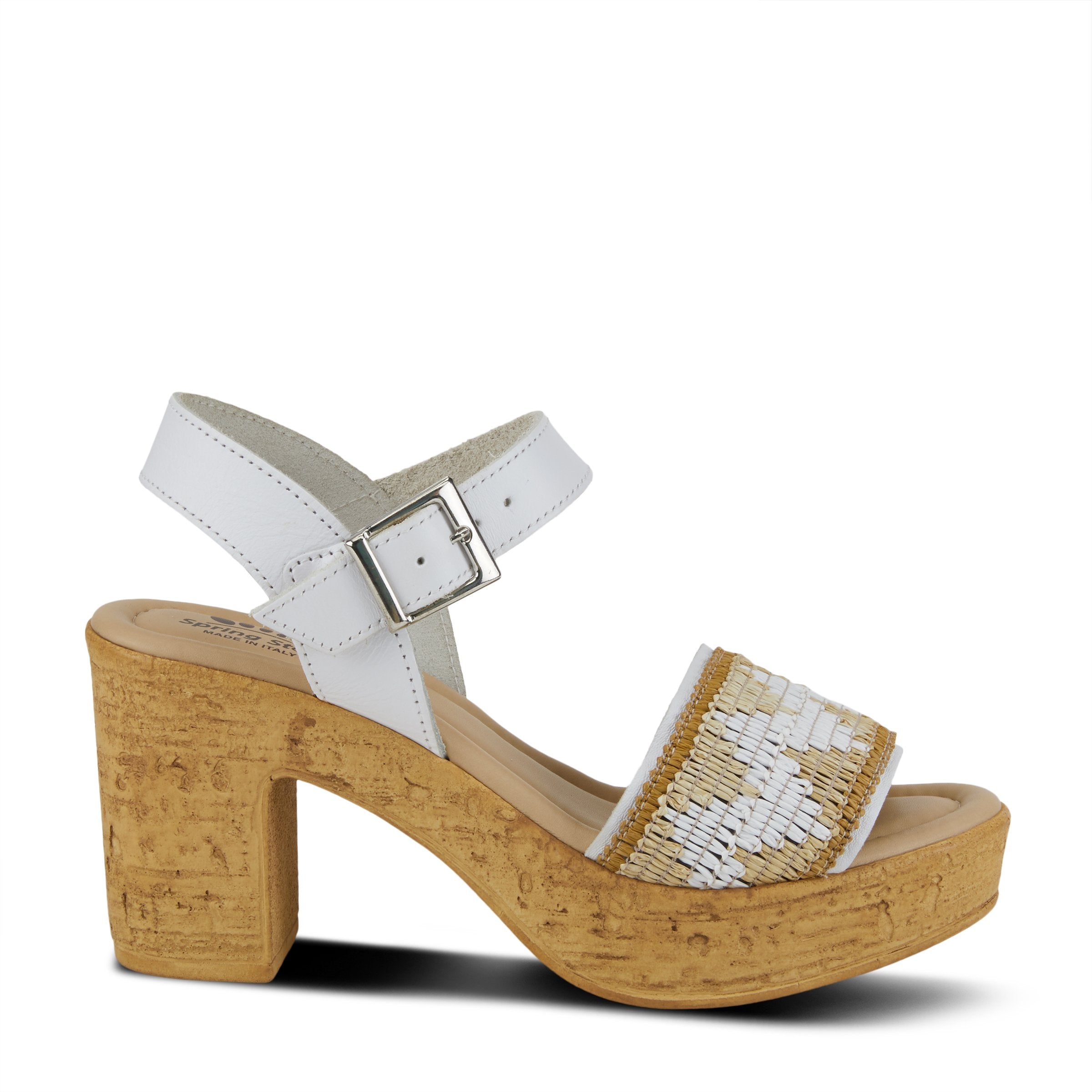 Spring Step SPRING STEP TIADA SANDAL sandal in white multi with comfortable everyday design