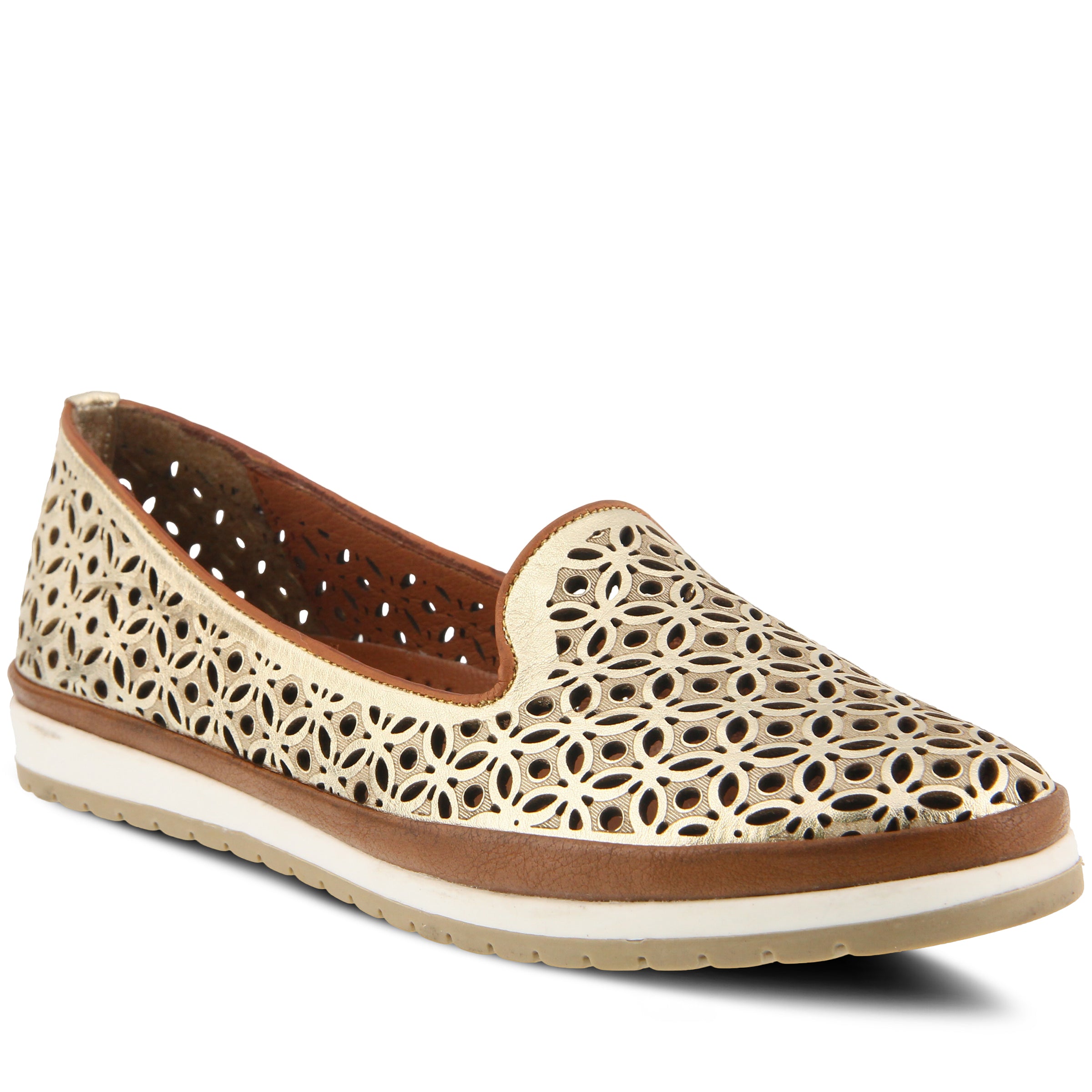 Spring Step SPRING STEP TULISA SLIP-ON SHOE shoe in gold with comfortable everyday design