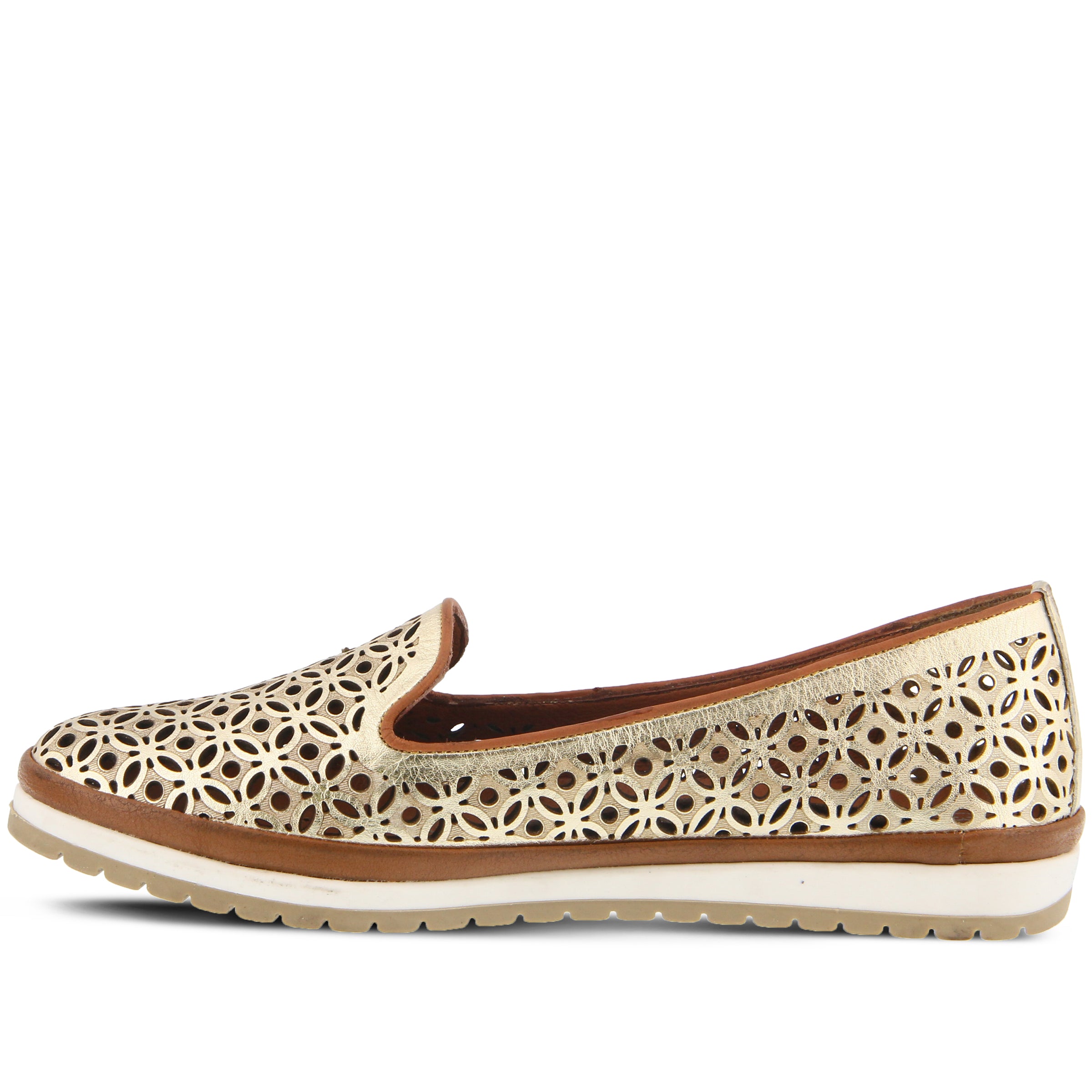 Spring Step SPRING STEP TULISA SLIP-ON SHOE shoe in gold with comfortable everyday design